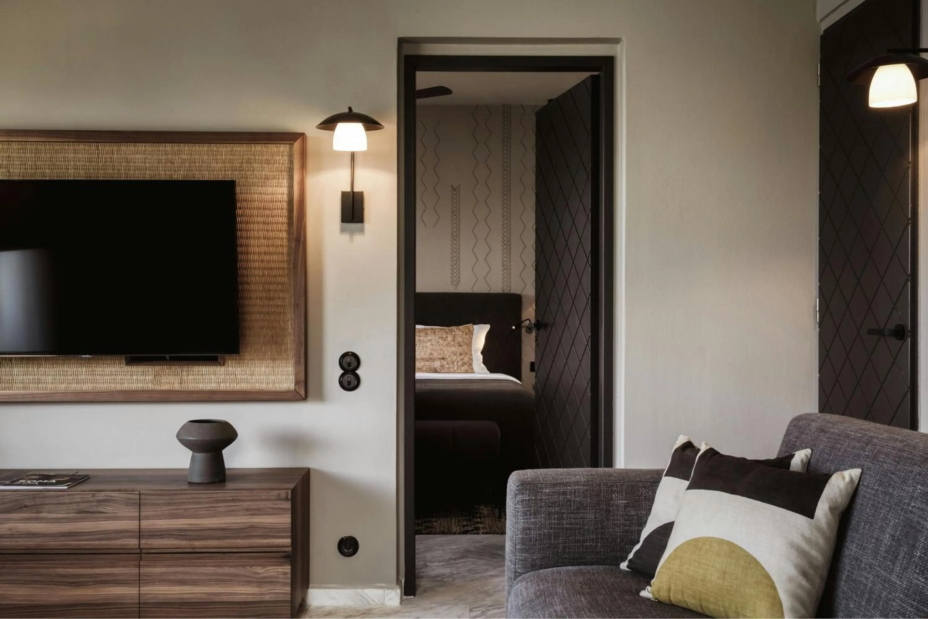 Living room in Domes of Elounda, Autograph Collection