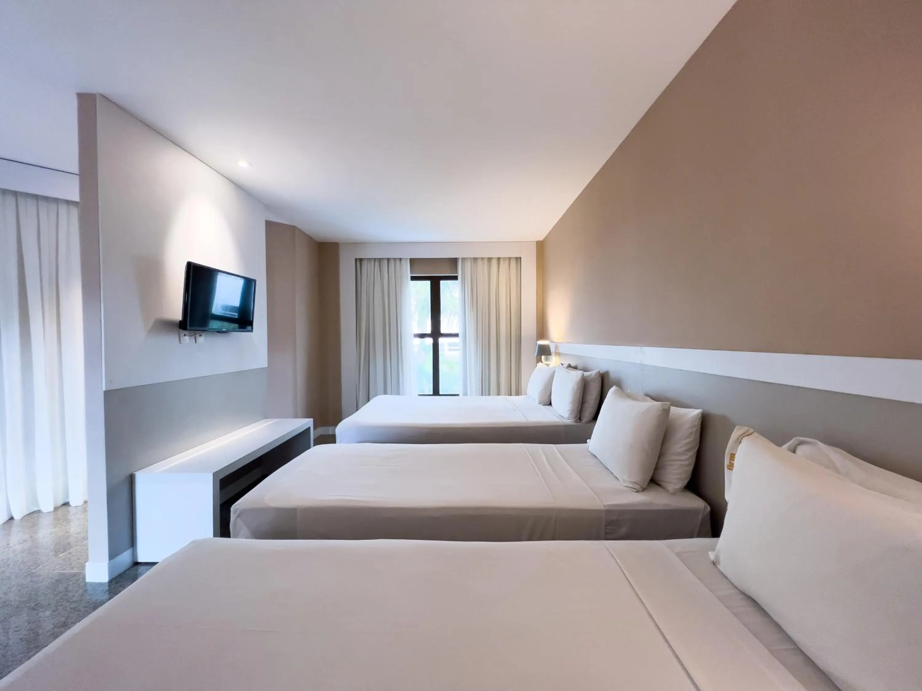 Inner courtyard view, Bed in Praiamar Natal Hotel & Convention