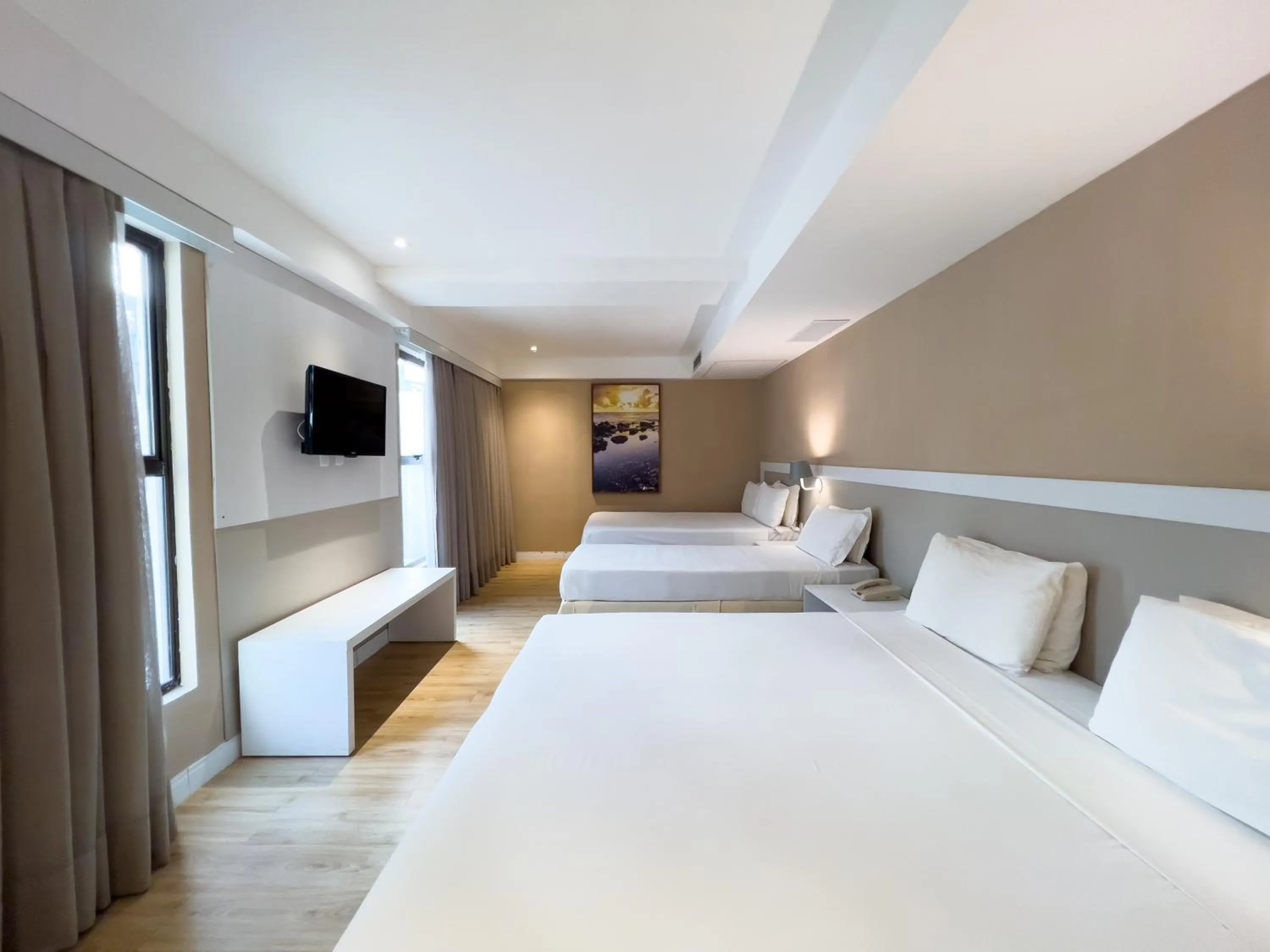 TV and multimedia, Bed in Praiamar Natal Hotel & Convention