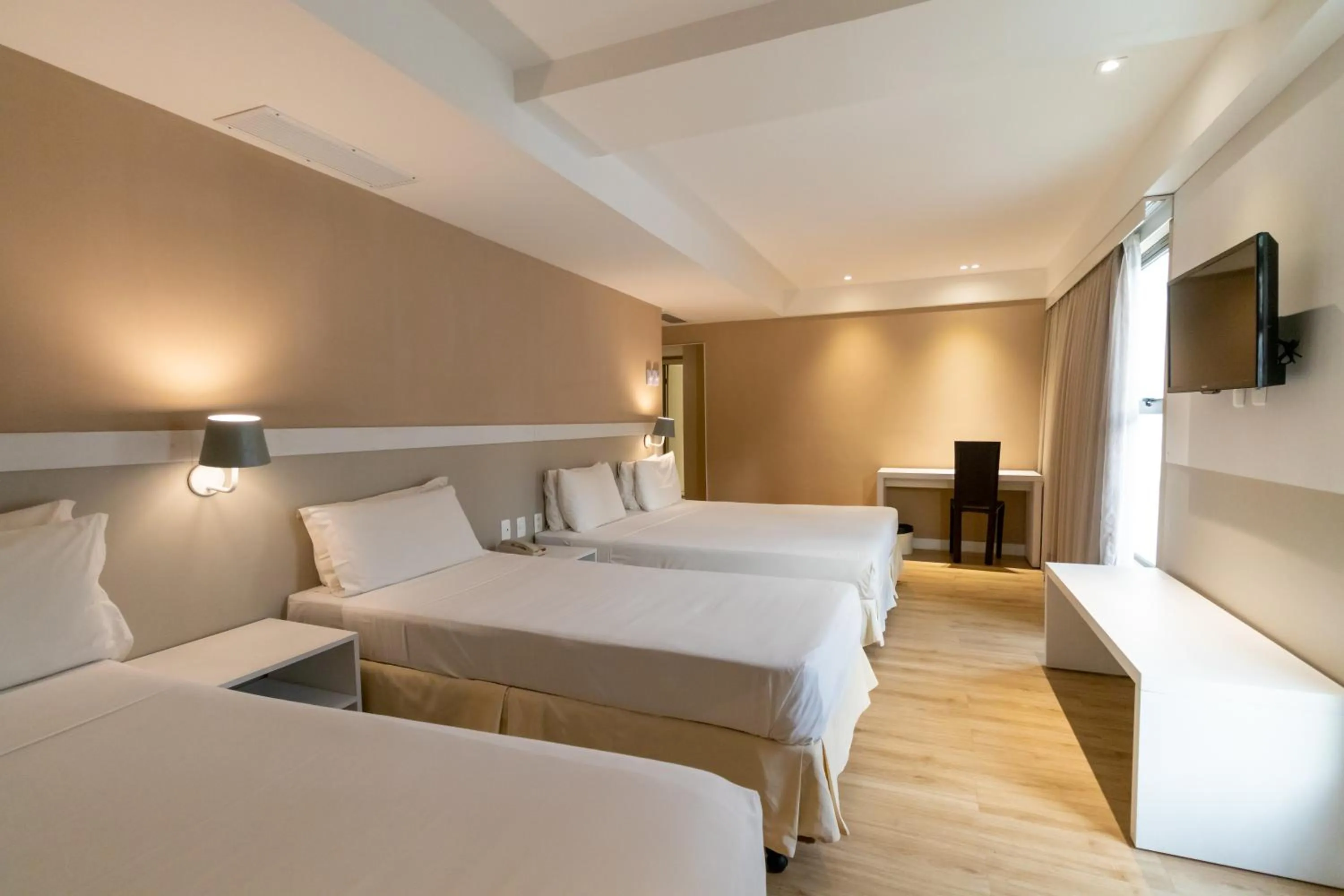 Bedroom, Bed in Praiamar Natal Hotel & Convention