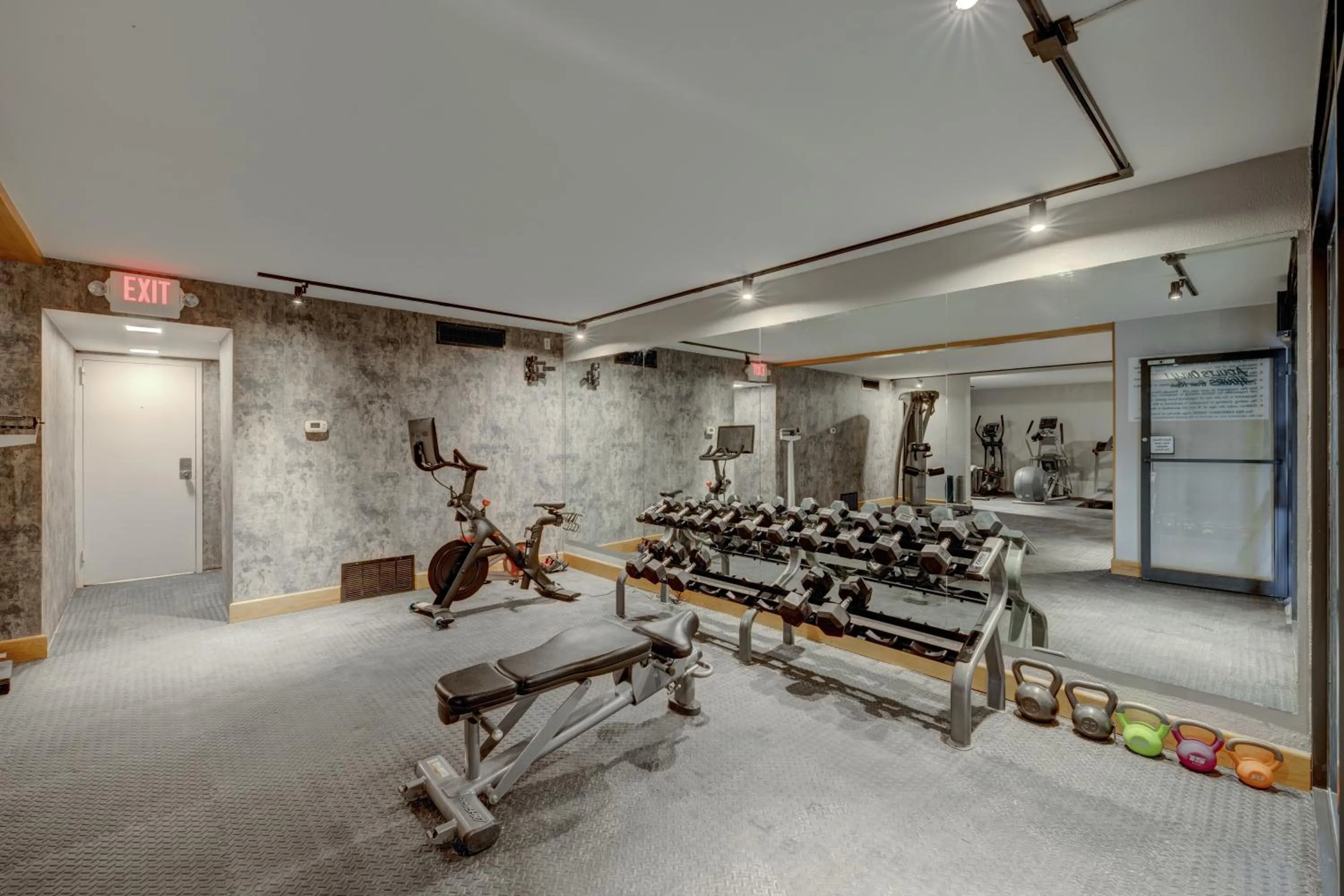Fitness centre/facilities in Riverside Hotel