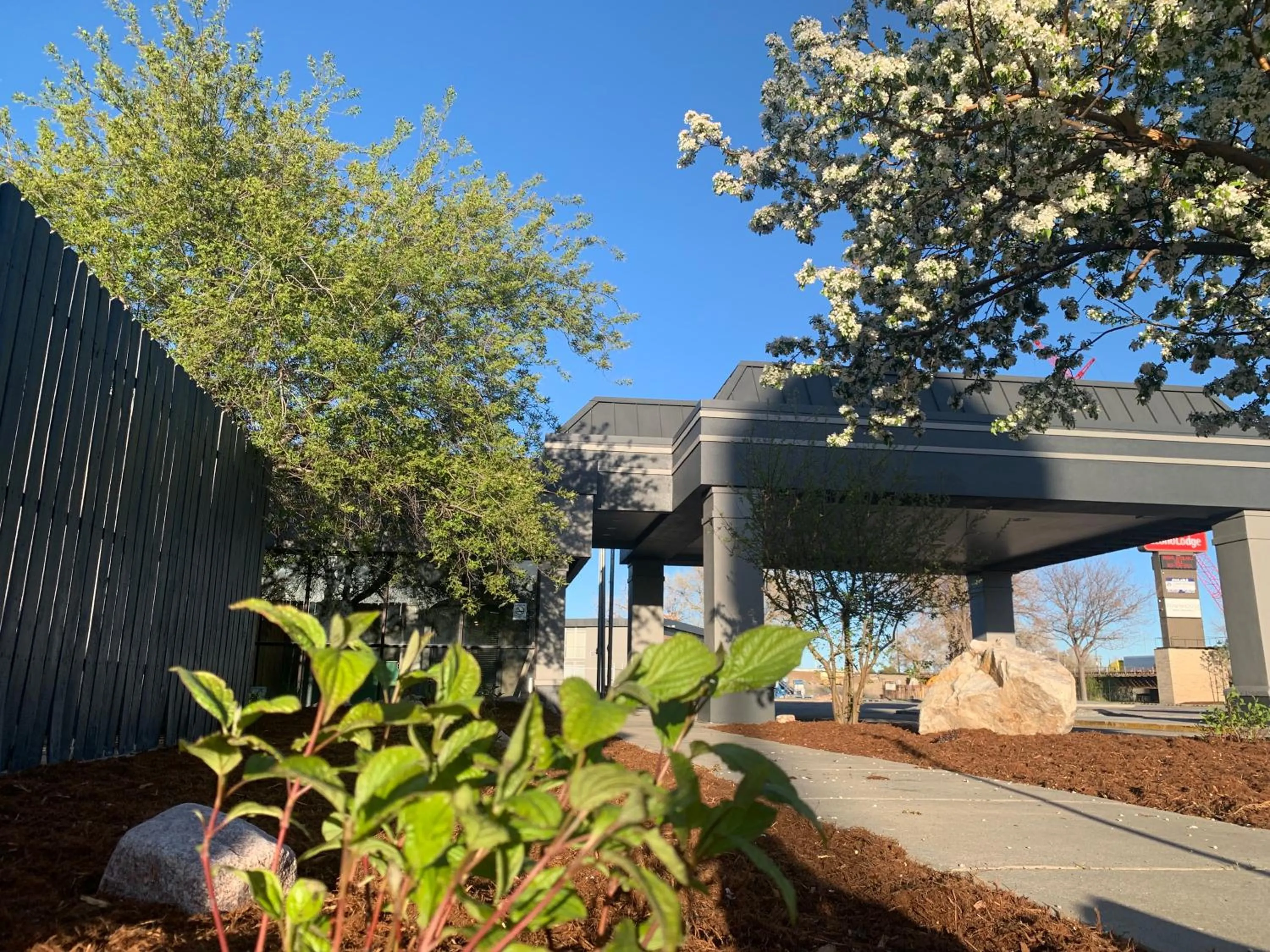 Property building in Riverside Hotel