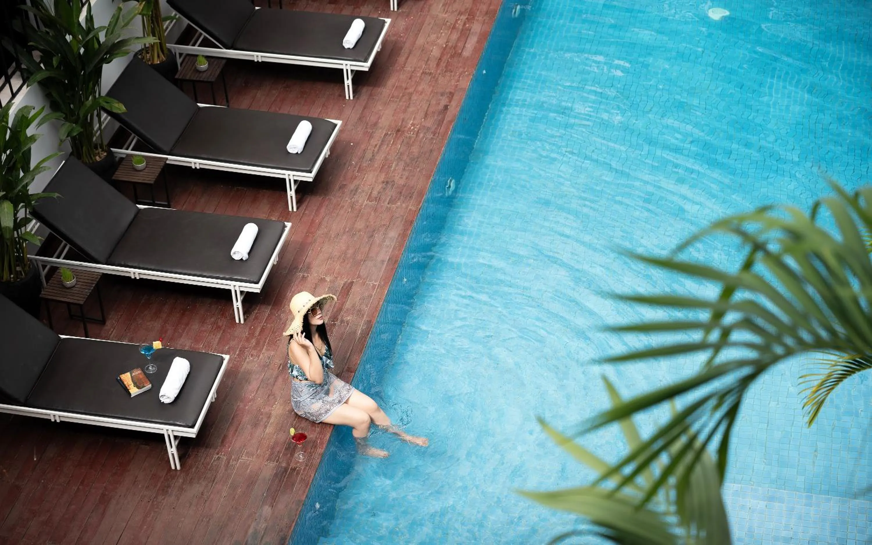 People in The Calm Oasis