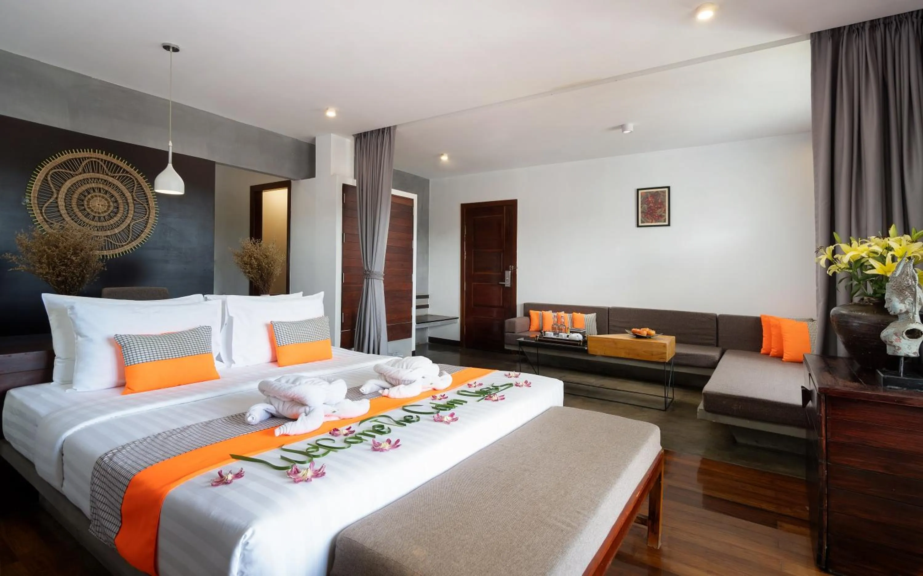 Bed in The Calm Oasis