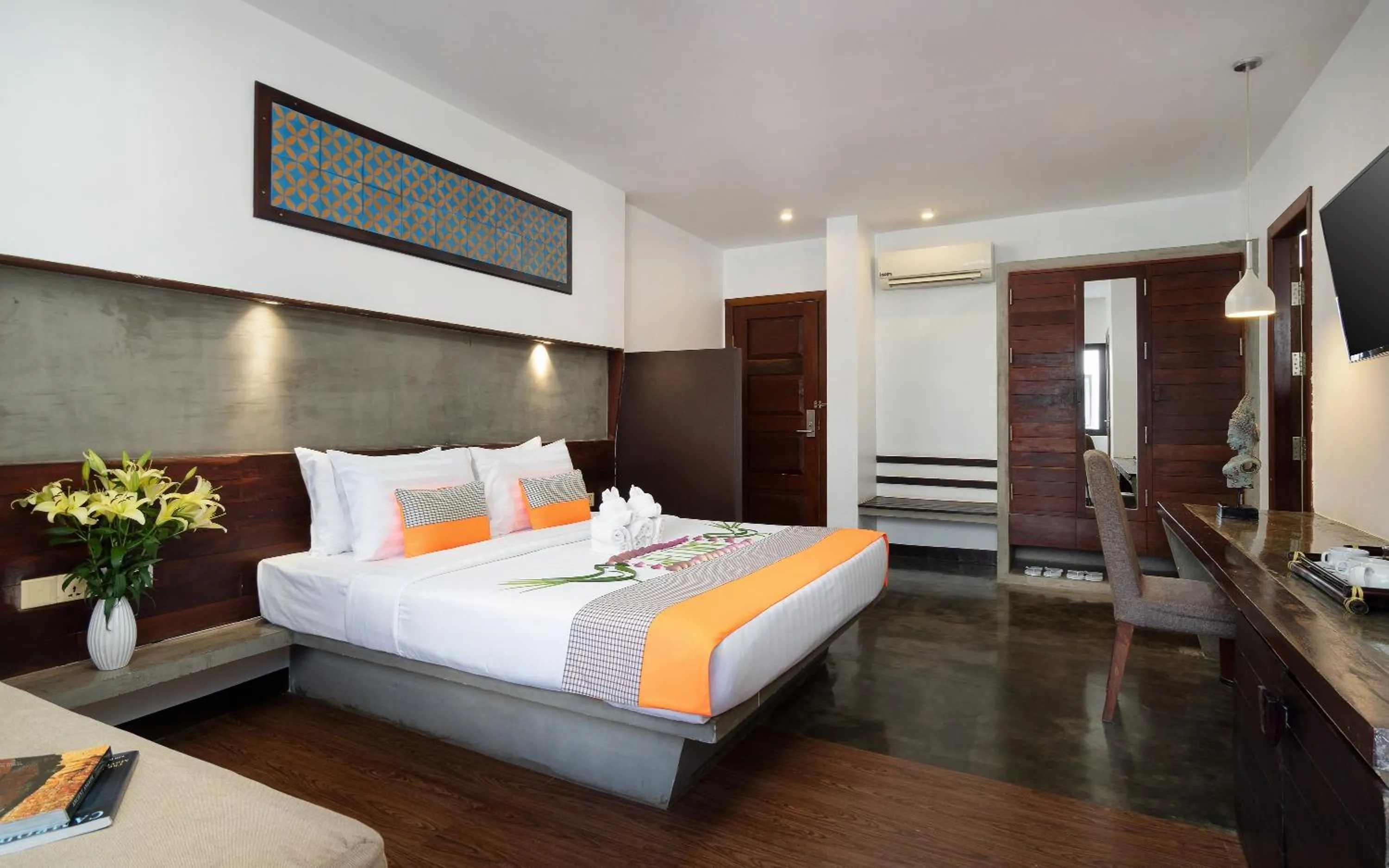 Bed in The Calm Oasis