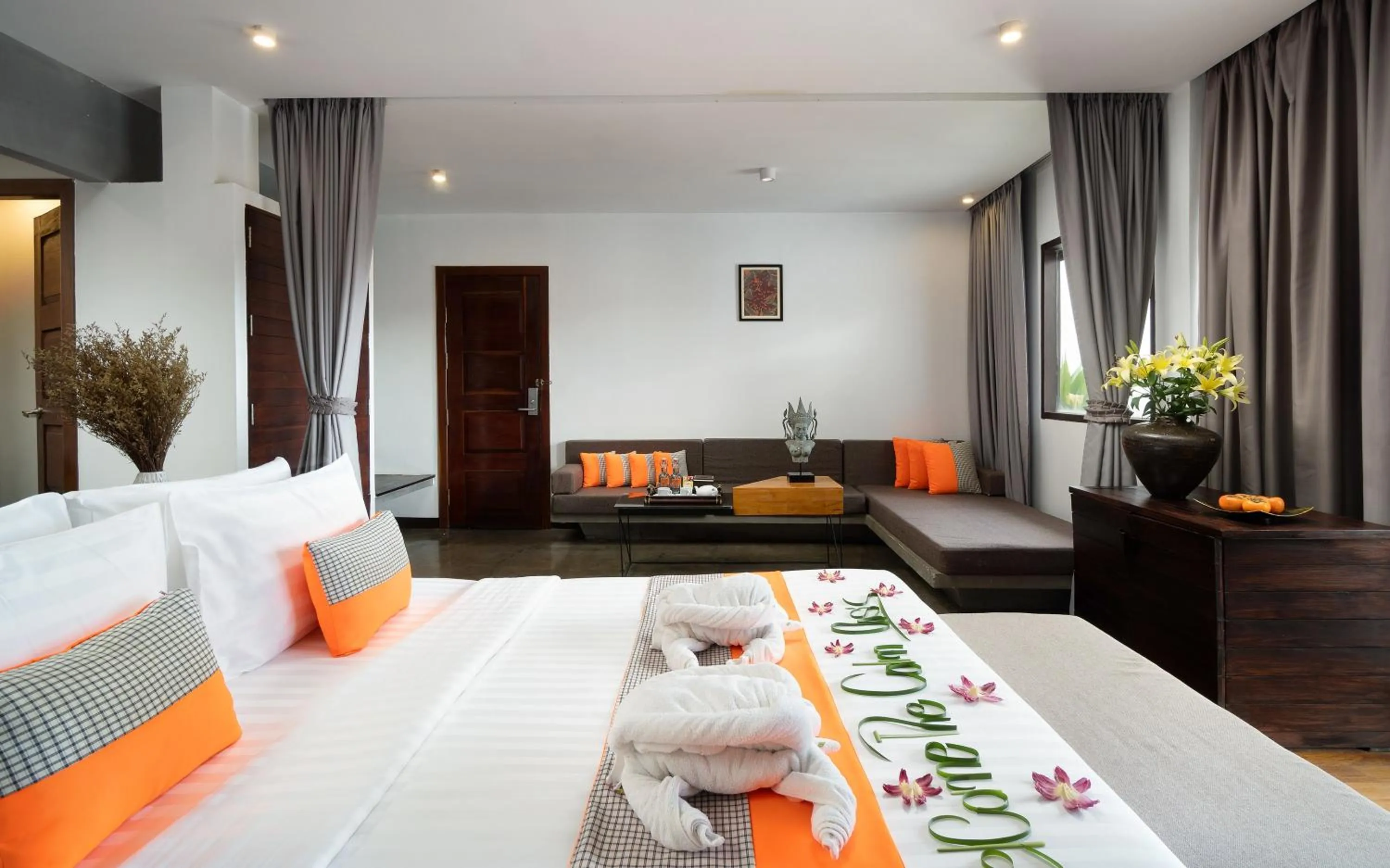 Bed in The Calm Oasis