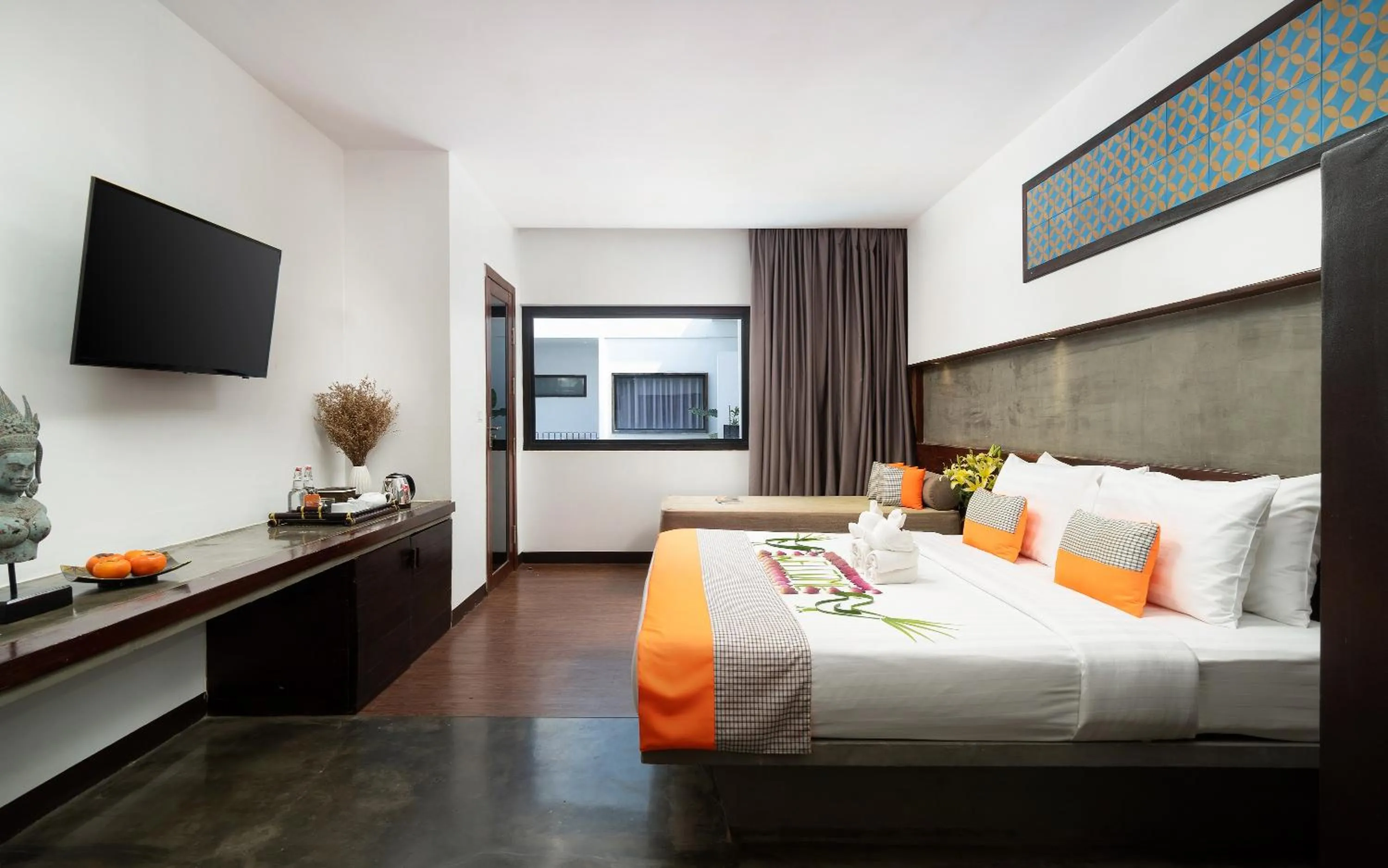 Bed in The Calm Oasis