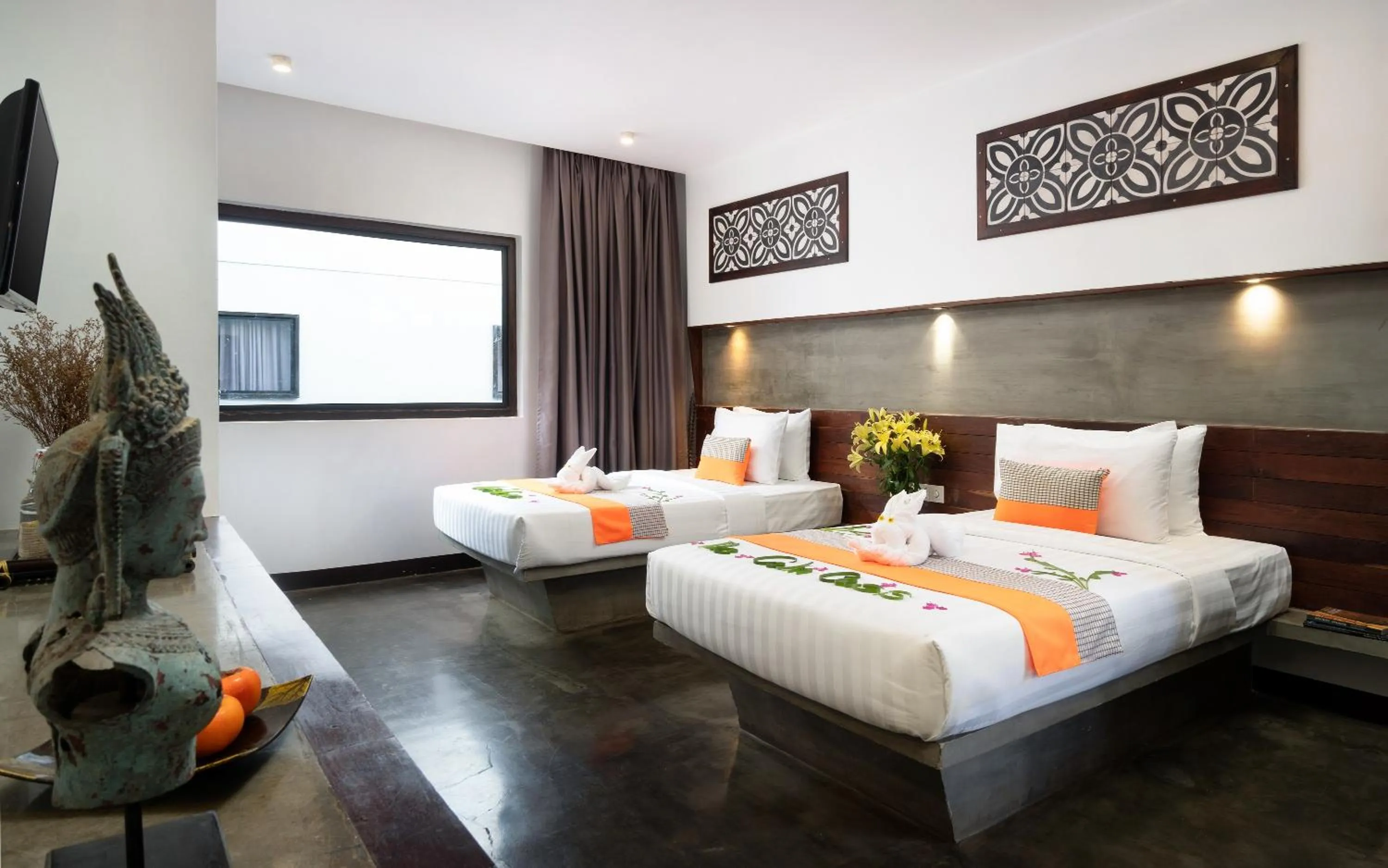 Bed in The Calm Oasis