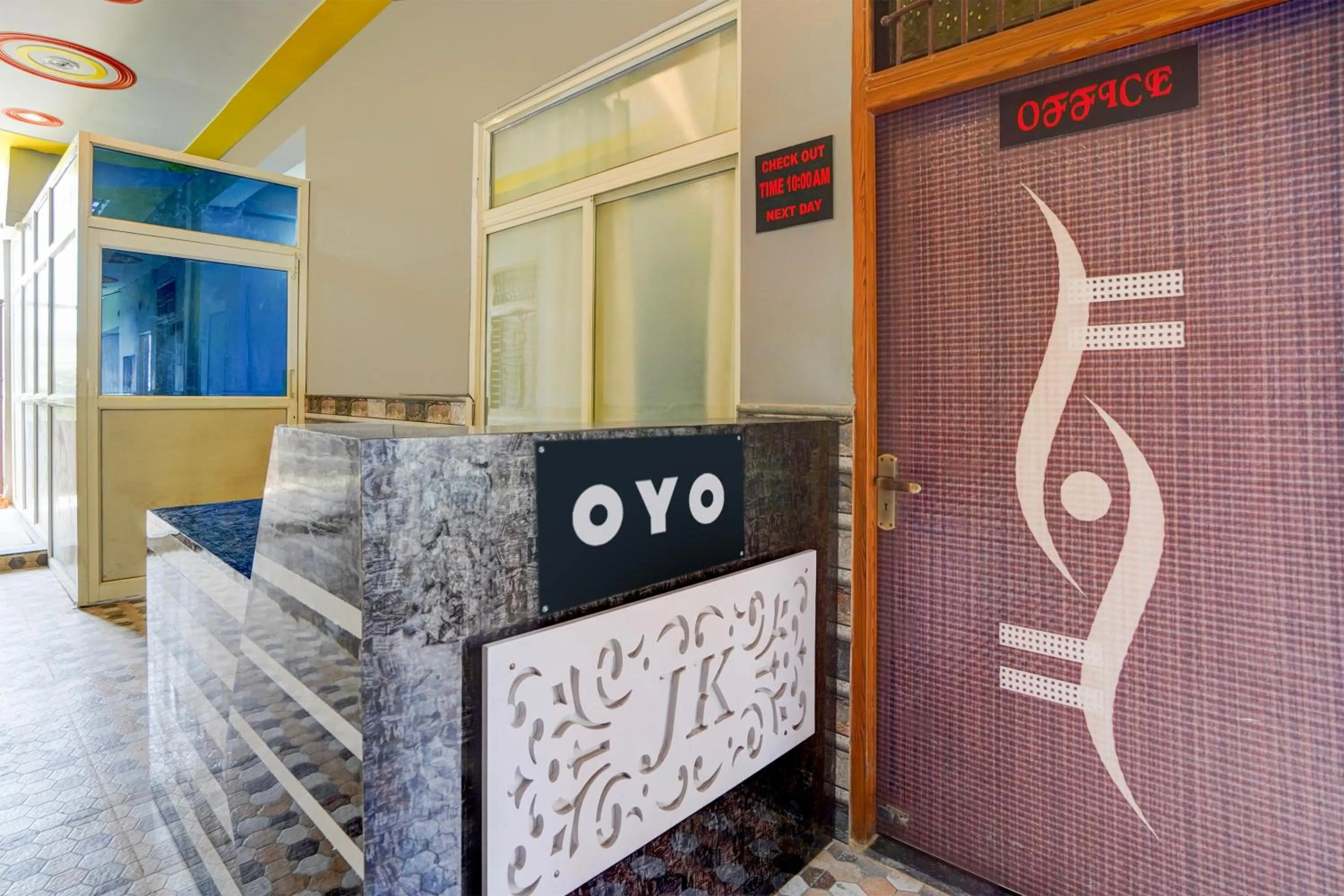 Lobby or reception in Hotel O J.k Hotel and resturant