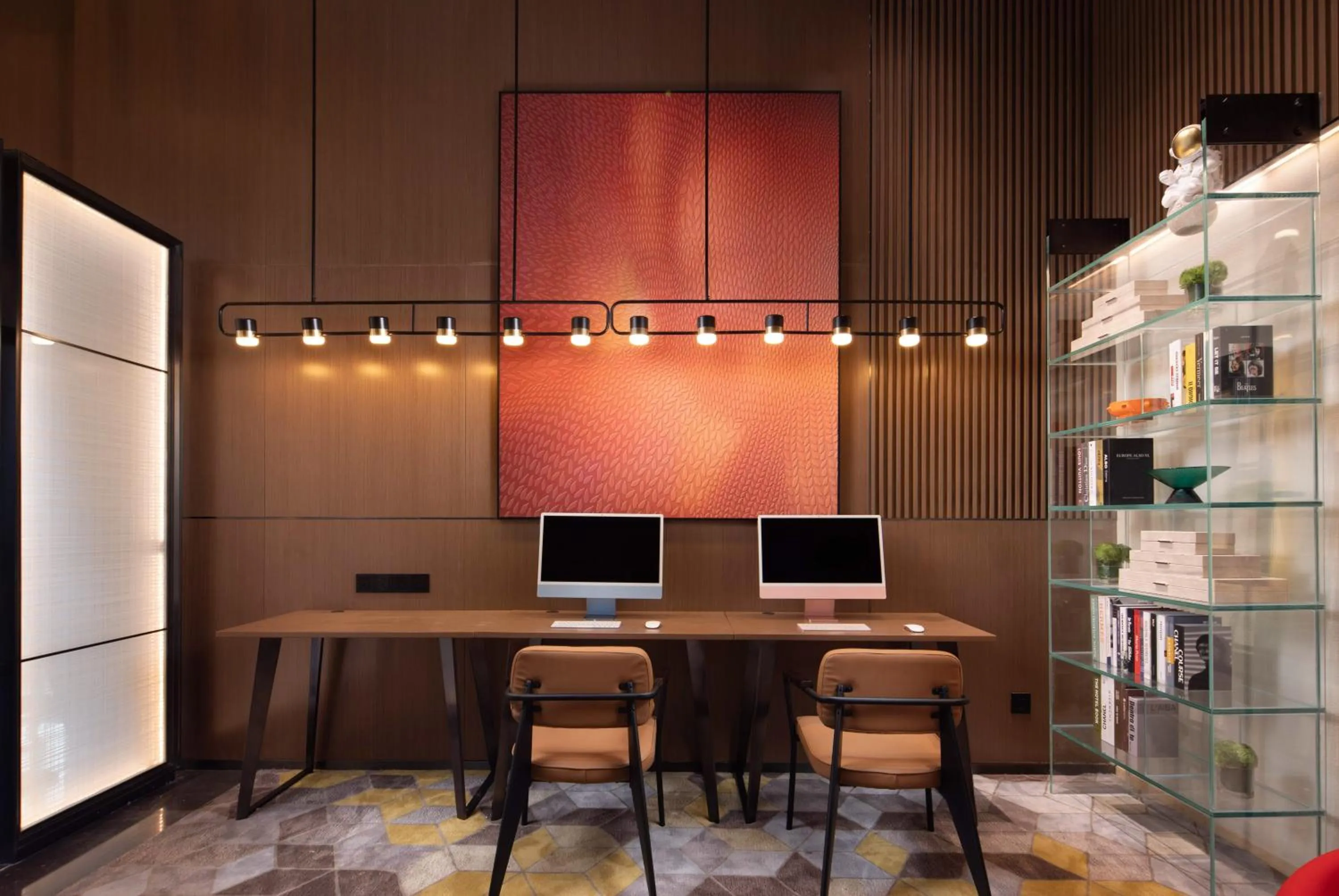 Seating area in Hilton Hotel by Hampton Wuhan Zhongnan Street Branch