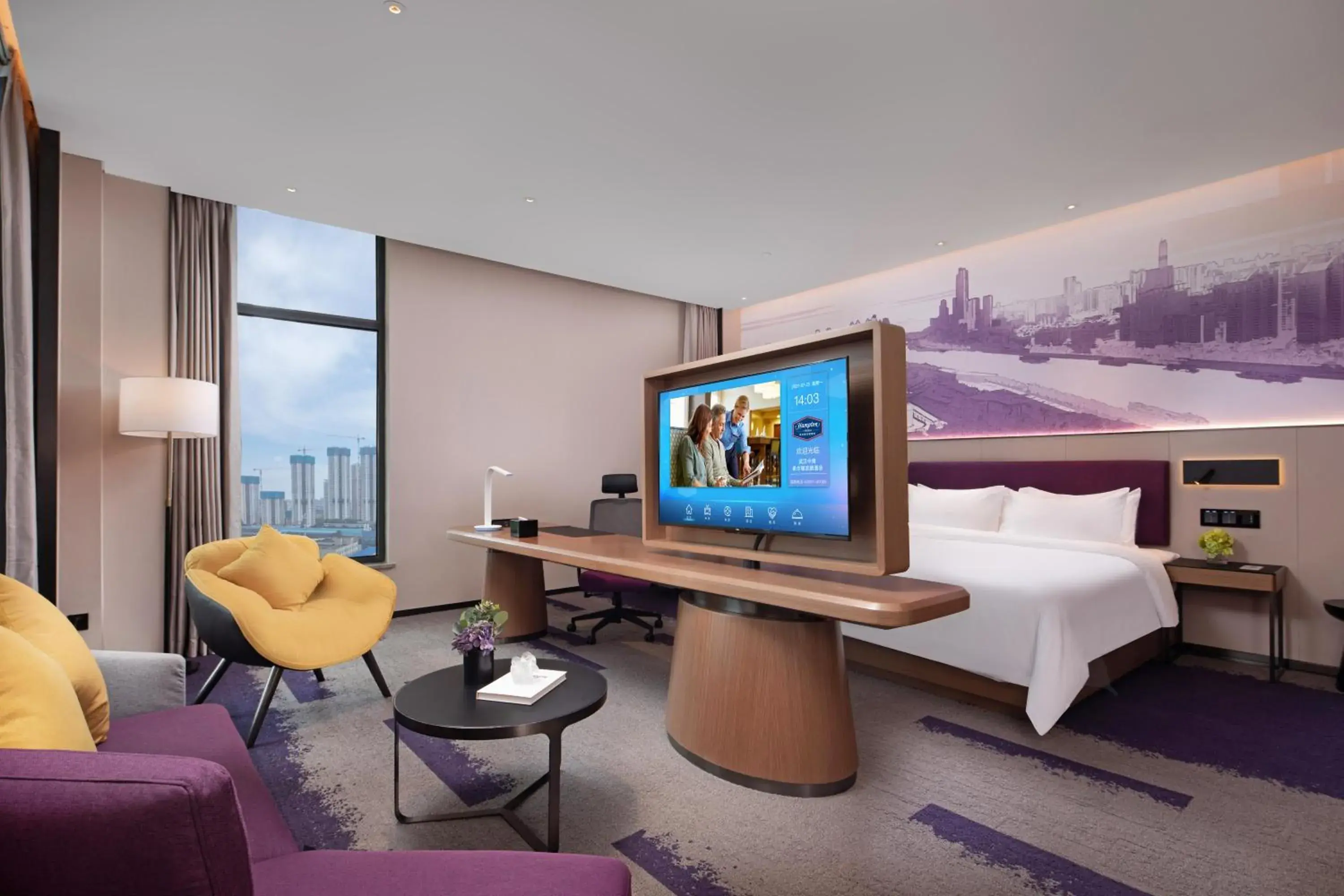 Deluxe Suite in Hilton Hotel by Hampton Wuhan Zhongnan Street Branch Deluxe Suite in Hilton Hotel by Hampton Wuhan Zhongnan Street Branch