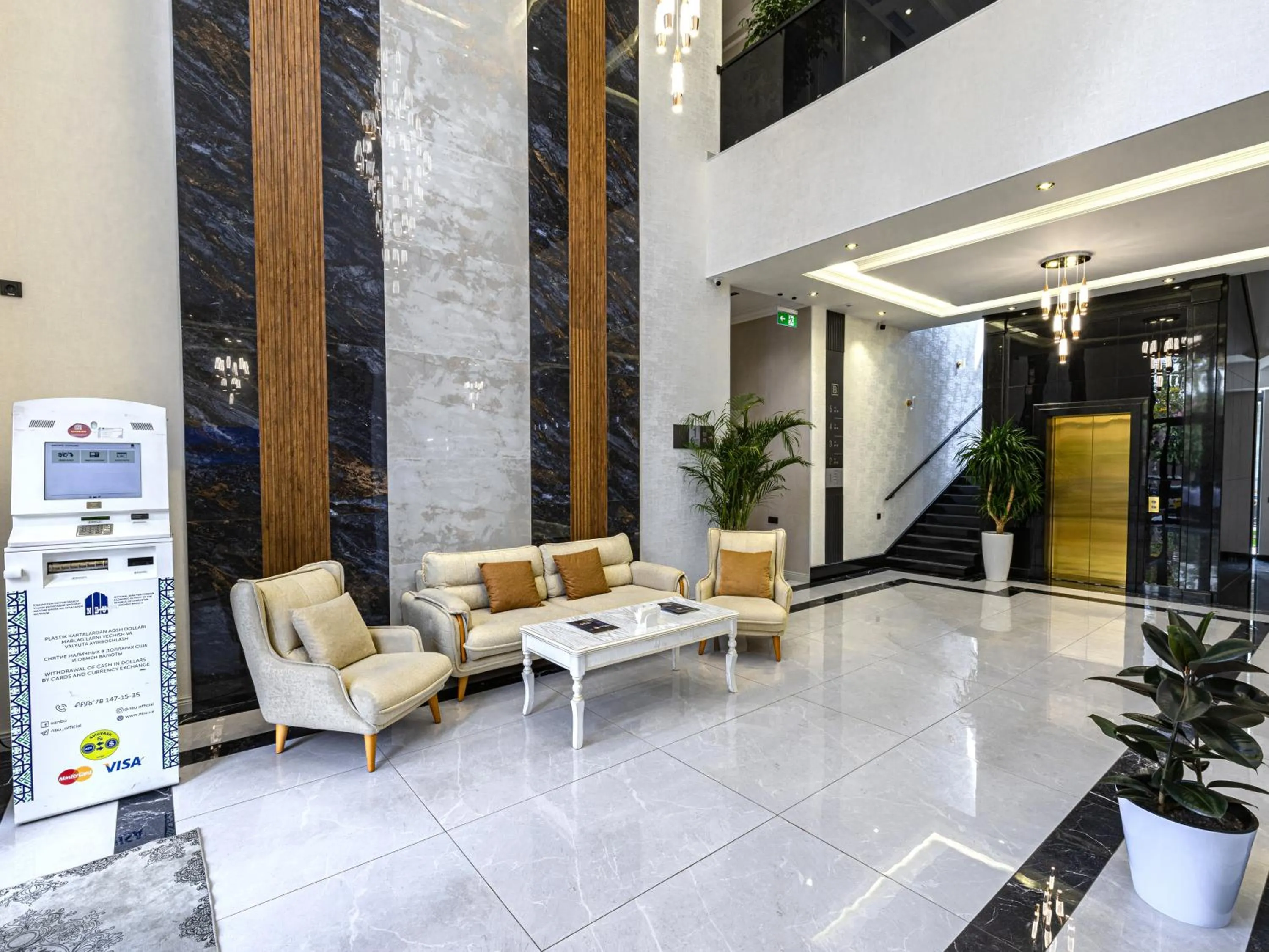 Seating area in Baden-Baden Hotel Tashkent