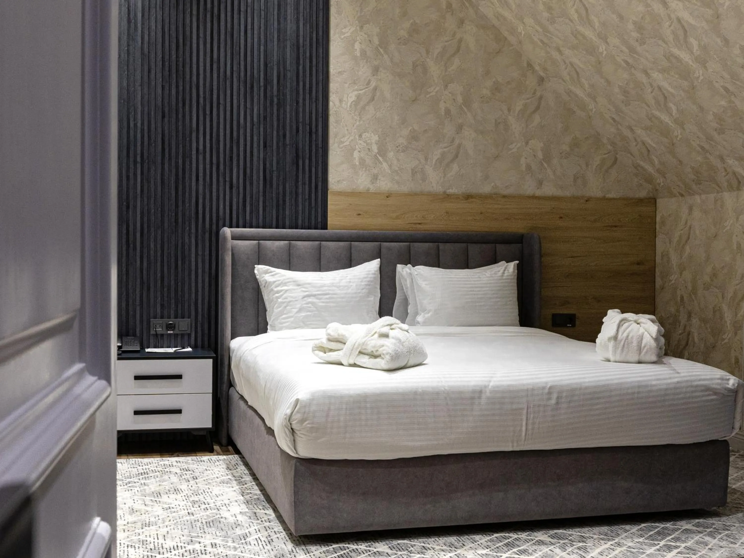 Bed in Baden-Baden Hotel Tashkent