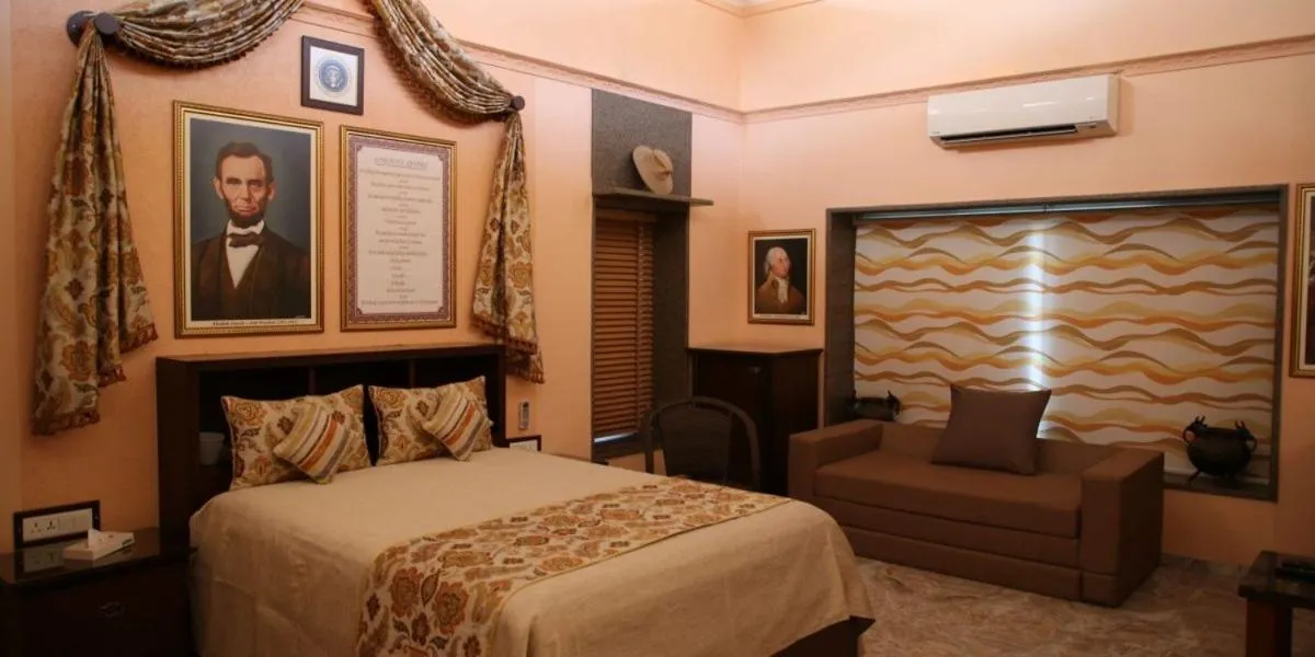 View (from property/room), Bed in Neonz Resort & Club