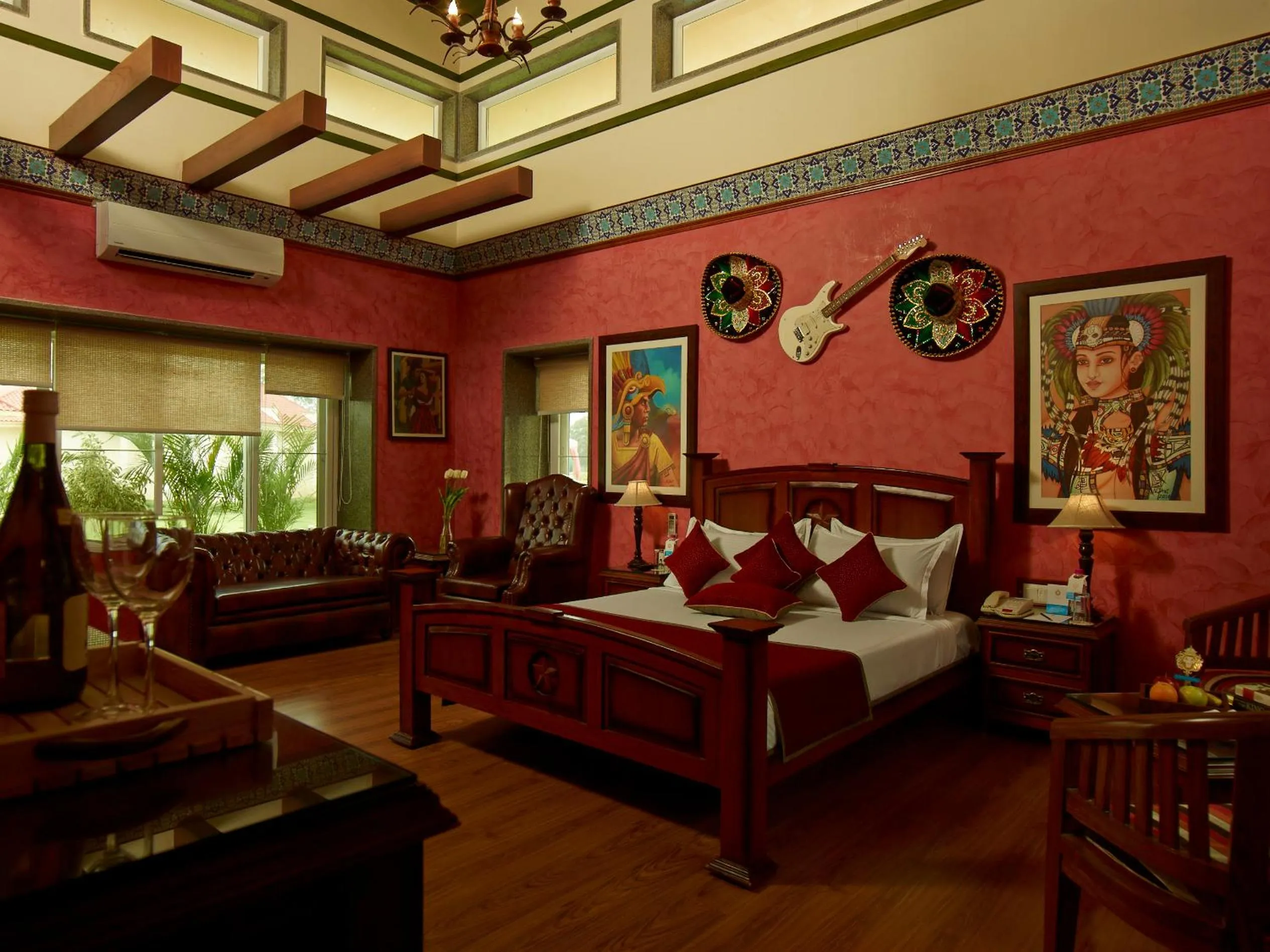 Bed in Neonz Resort & Club