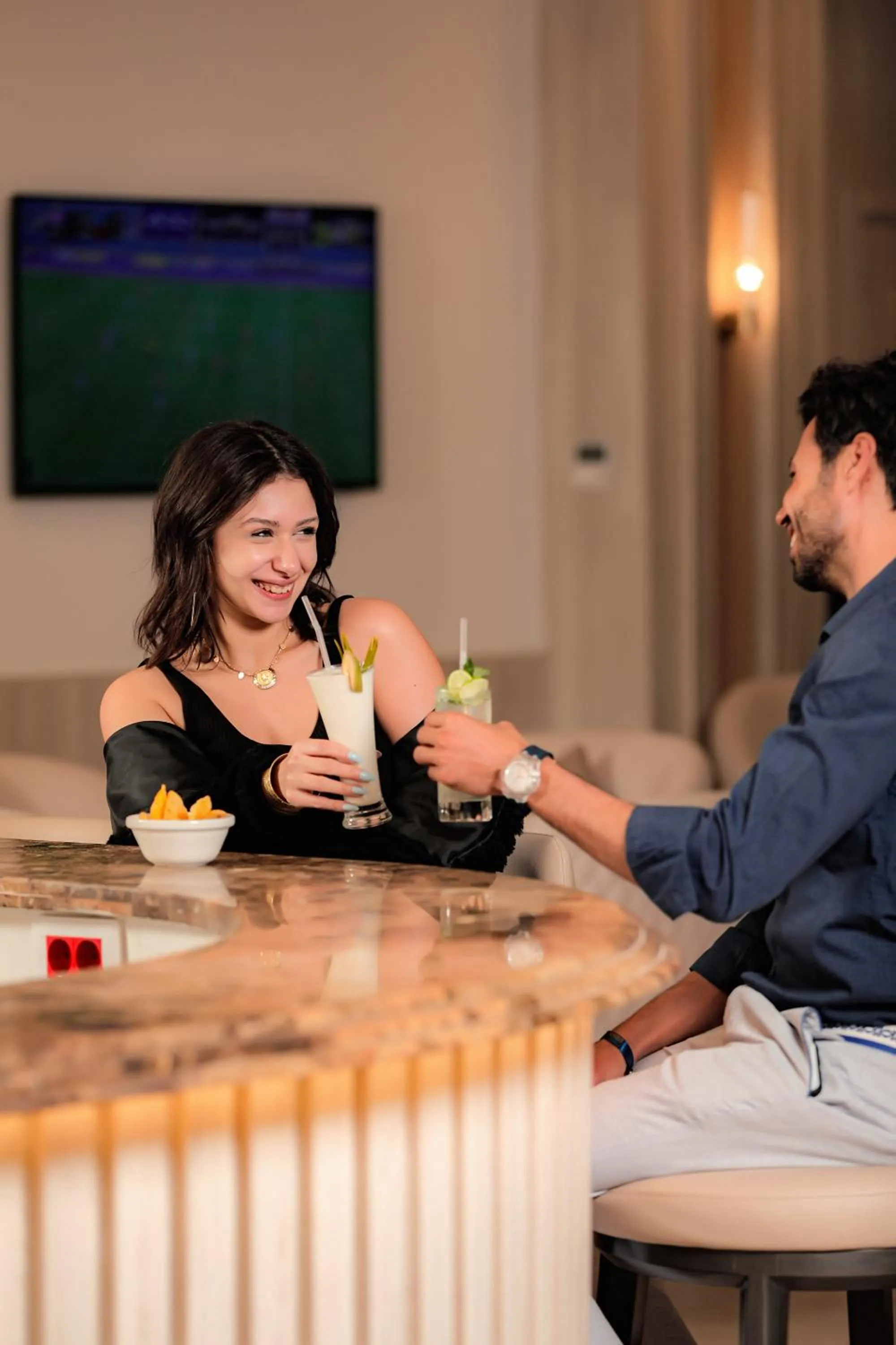 Lounge or bar in Azur One Eleven Hotel Alamein