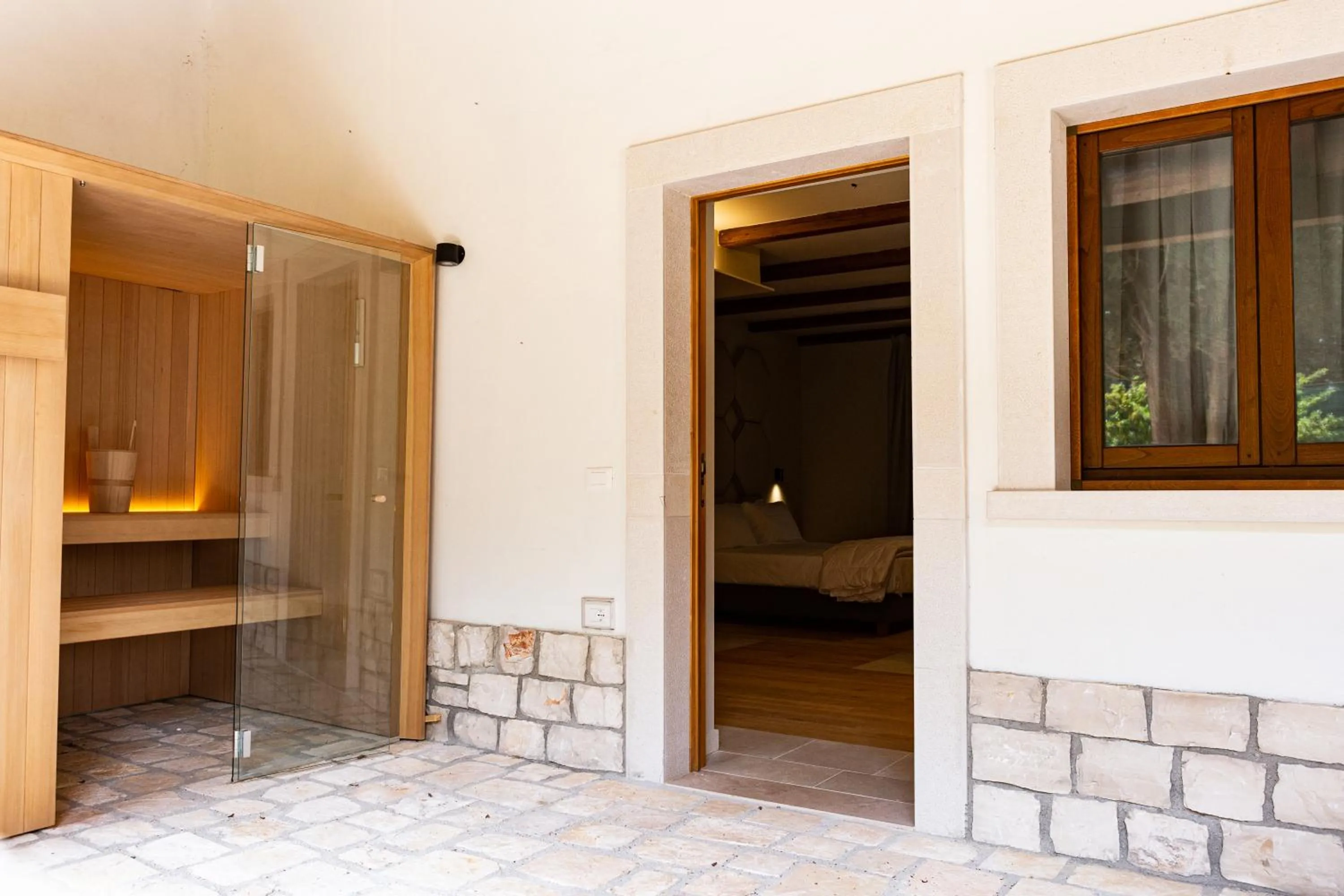 Sauna in WINE RESORT LE VIGNE AL CASTELLO