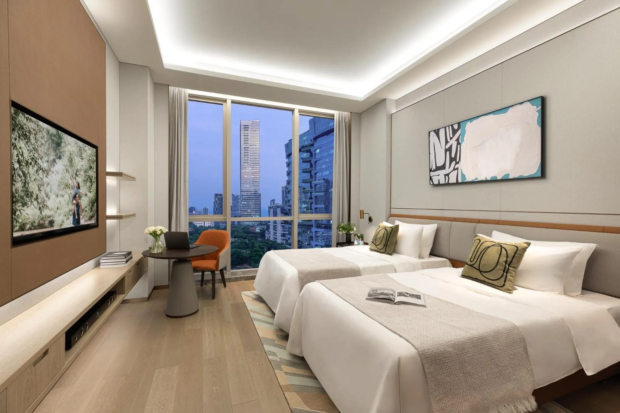 Bedroom, Bed in Somerset QPlex Shenzhen