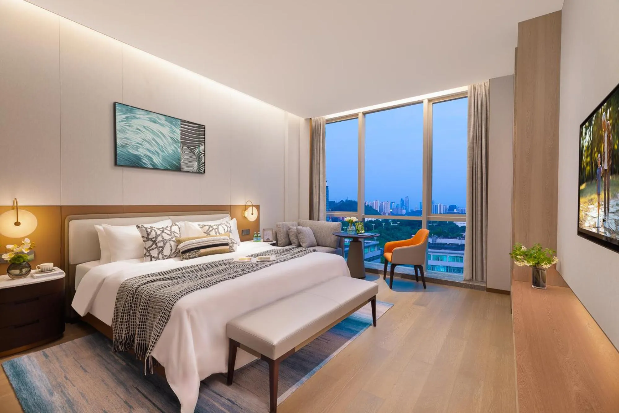 Bedroom, Bed in Somerset QPlex Shenzhen