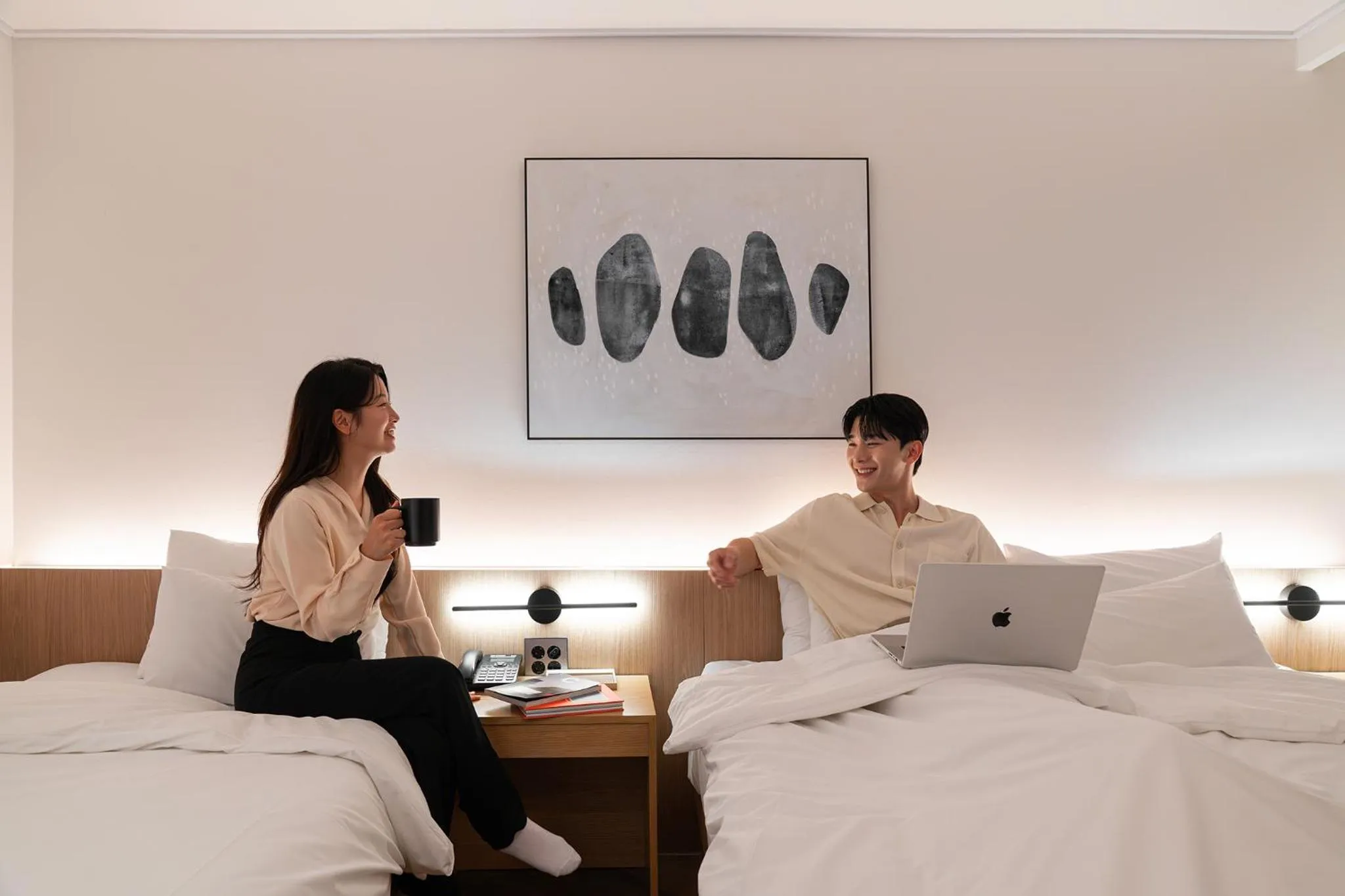 Bed in Browndot Incheon Airport New City