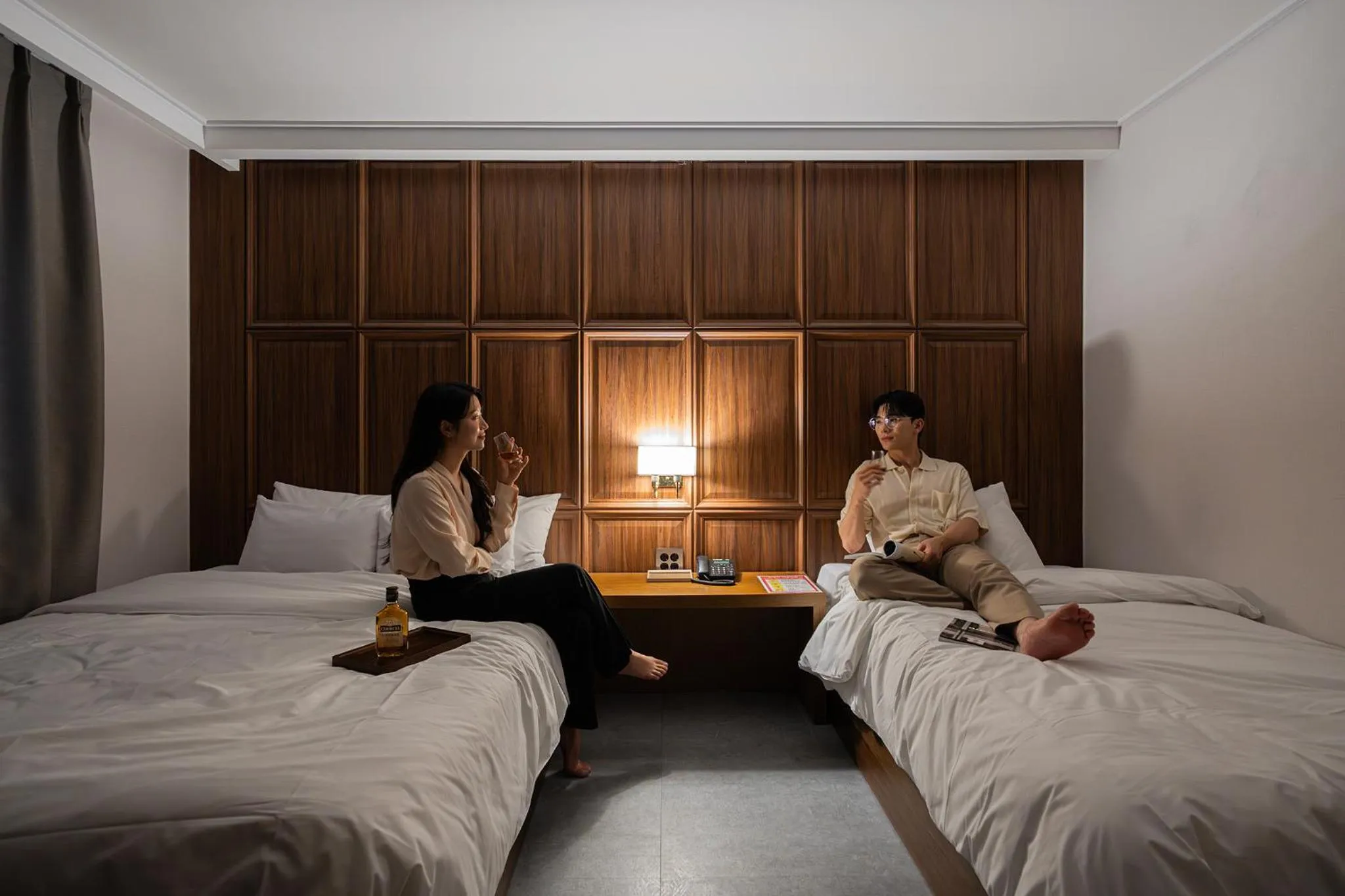 Bed in Browndot Incheon Airport New City