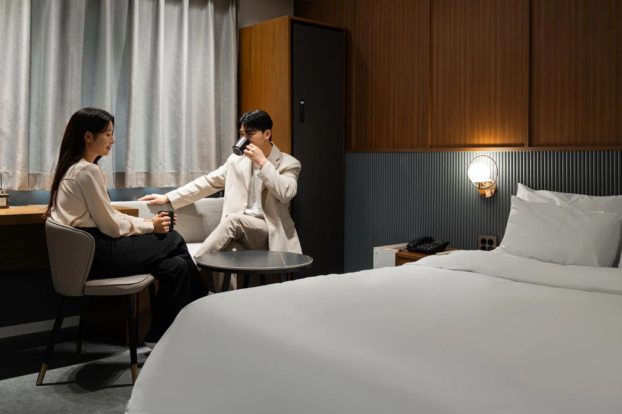 Bed in Browndot Incheon Airport New City