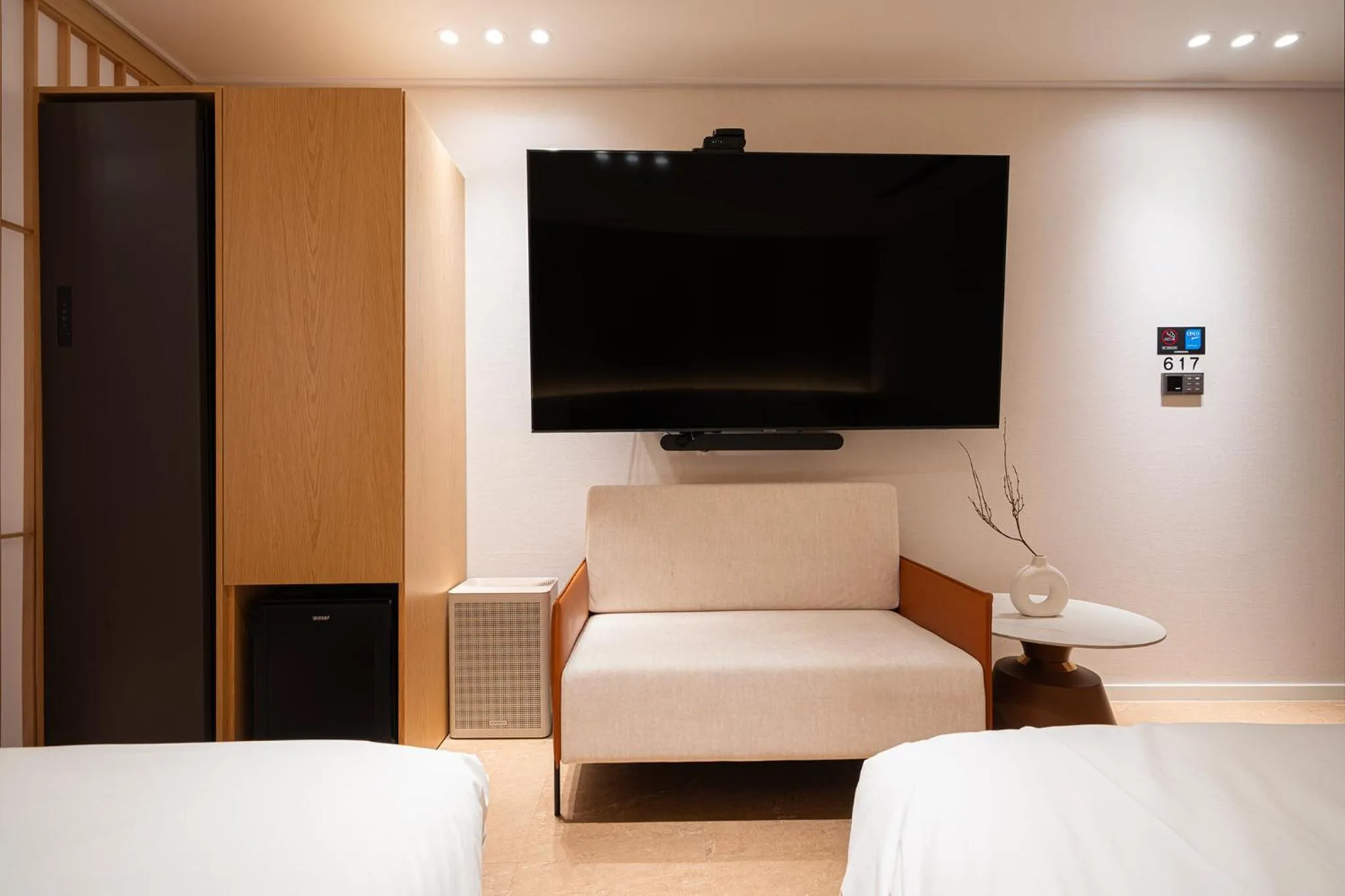 Bed in Browndot Incheon Airport New City