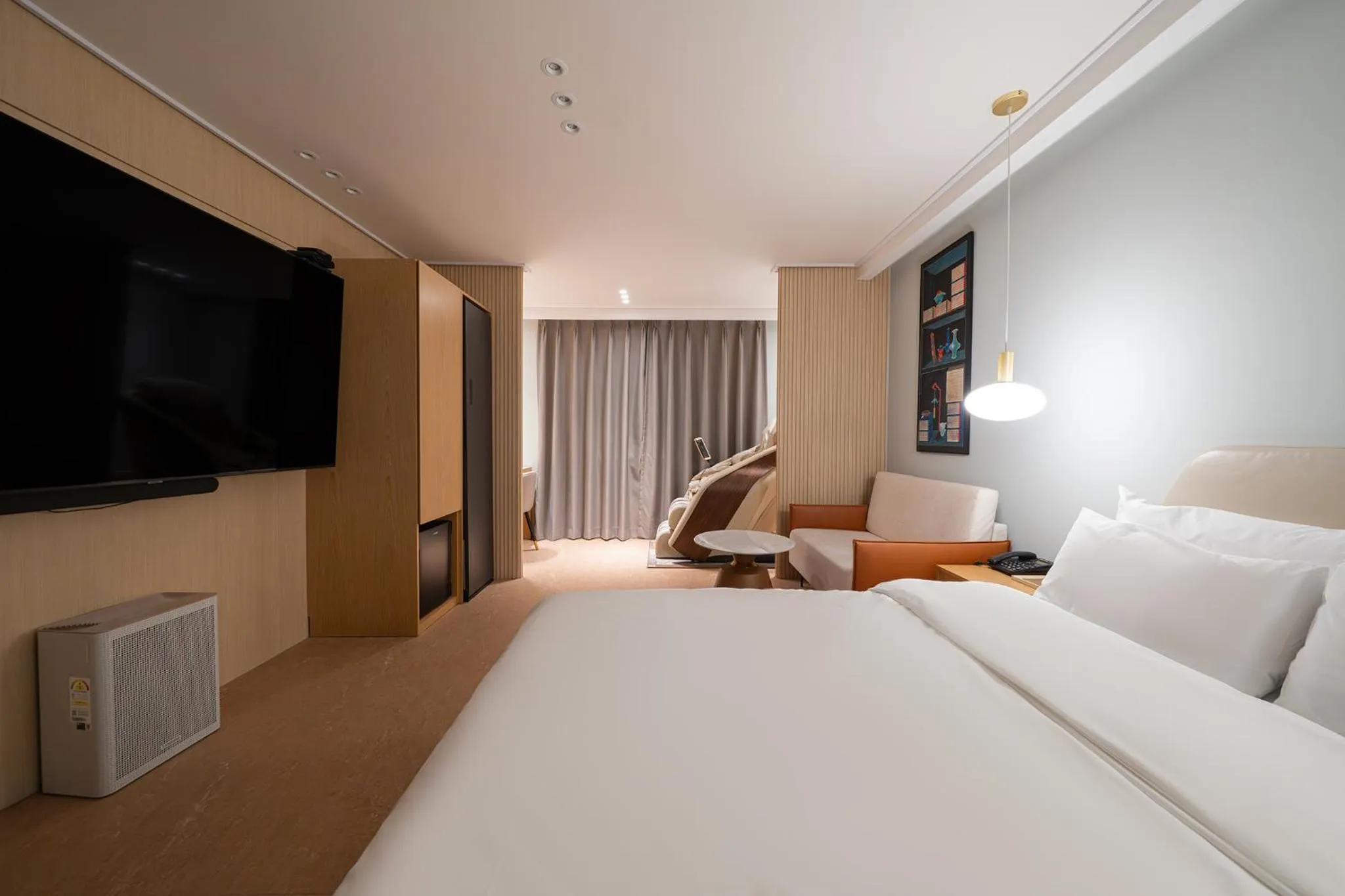 Bed in Browndot Incheon Airport New City