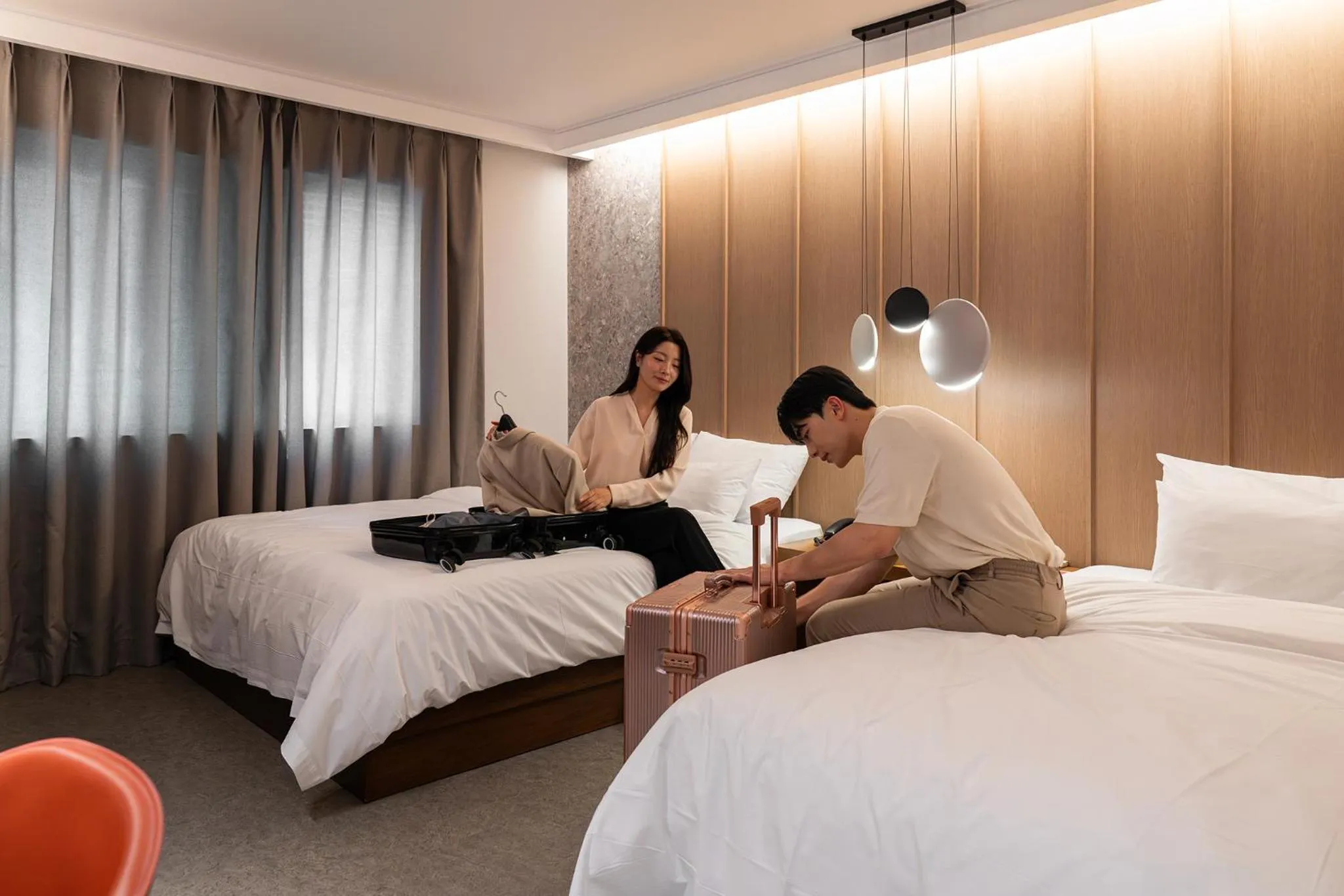 Bed in Browndot Incheon Airport New City