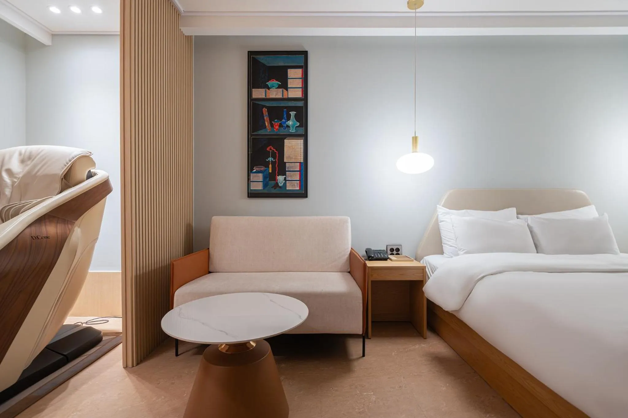 Bed in Browndot Incheon Airport New City