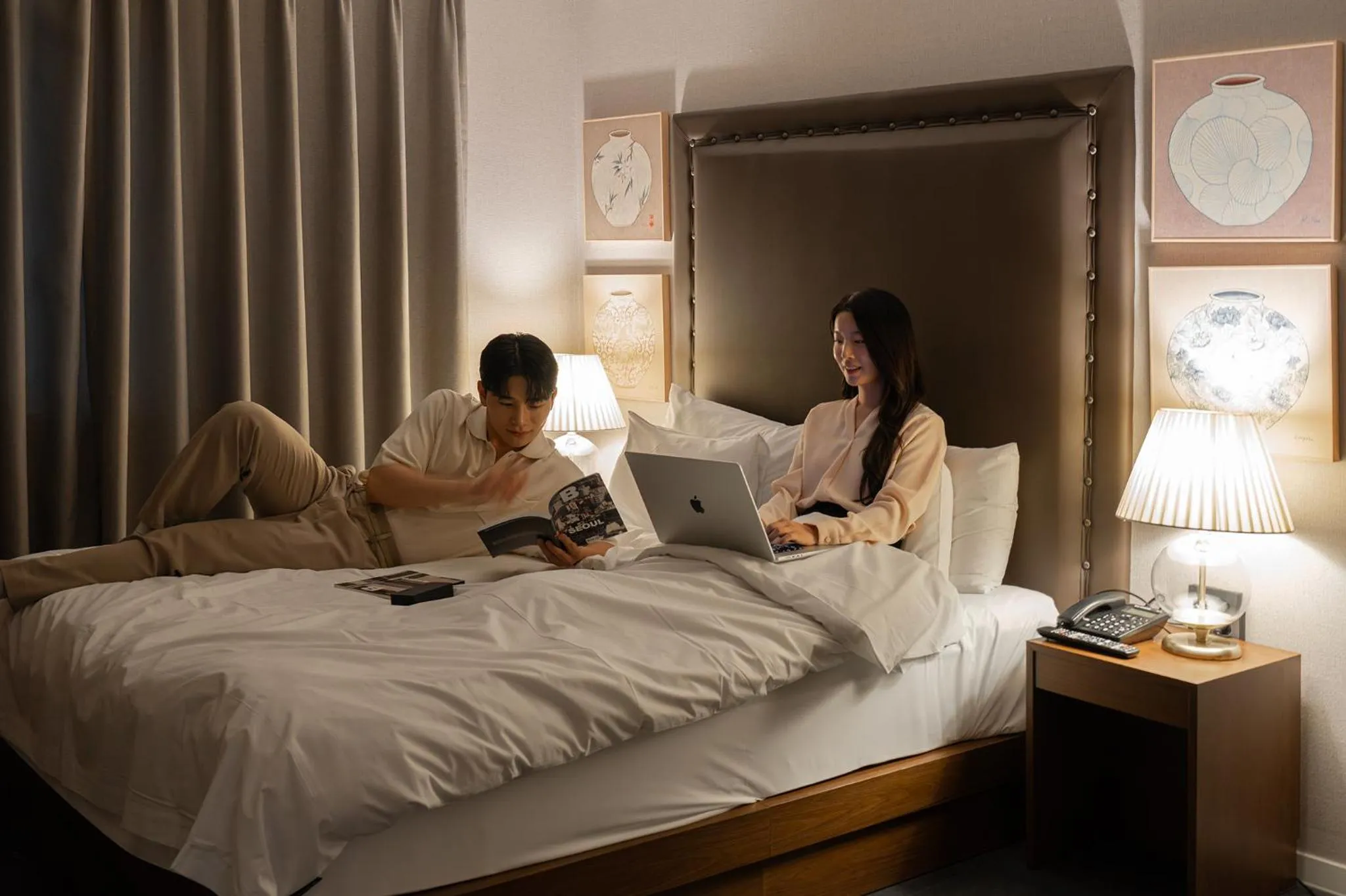 Bed in Browndot Incheon Airport New City