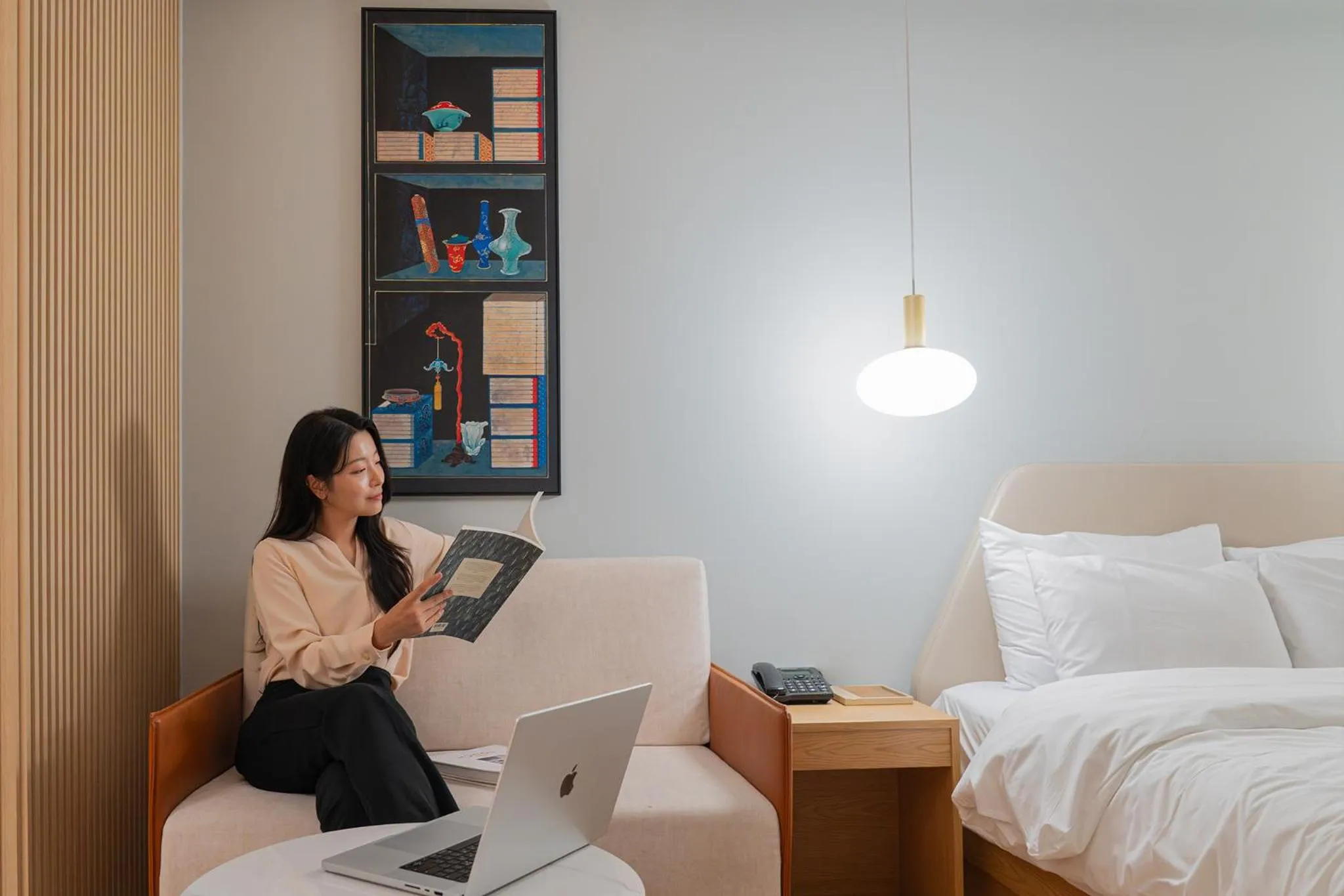 Bed in Browndot Incheon Airport New City