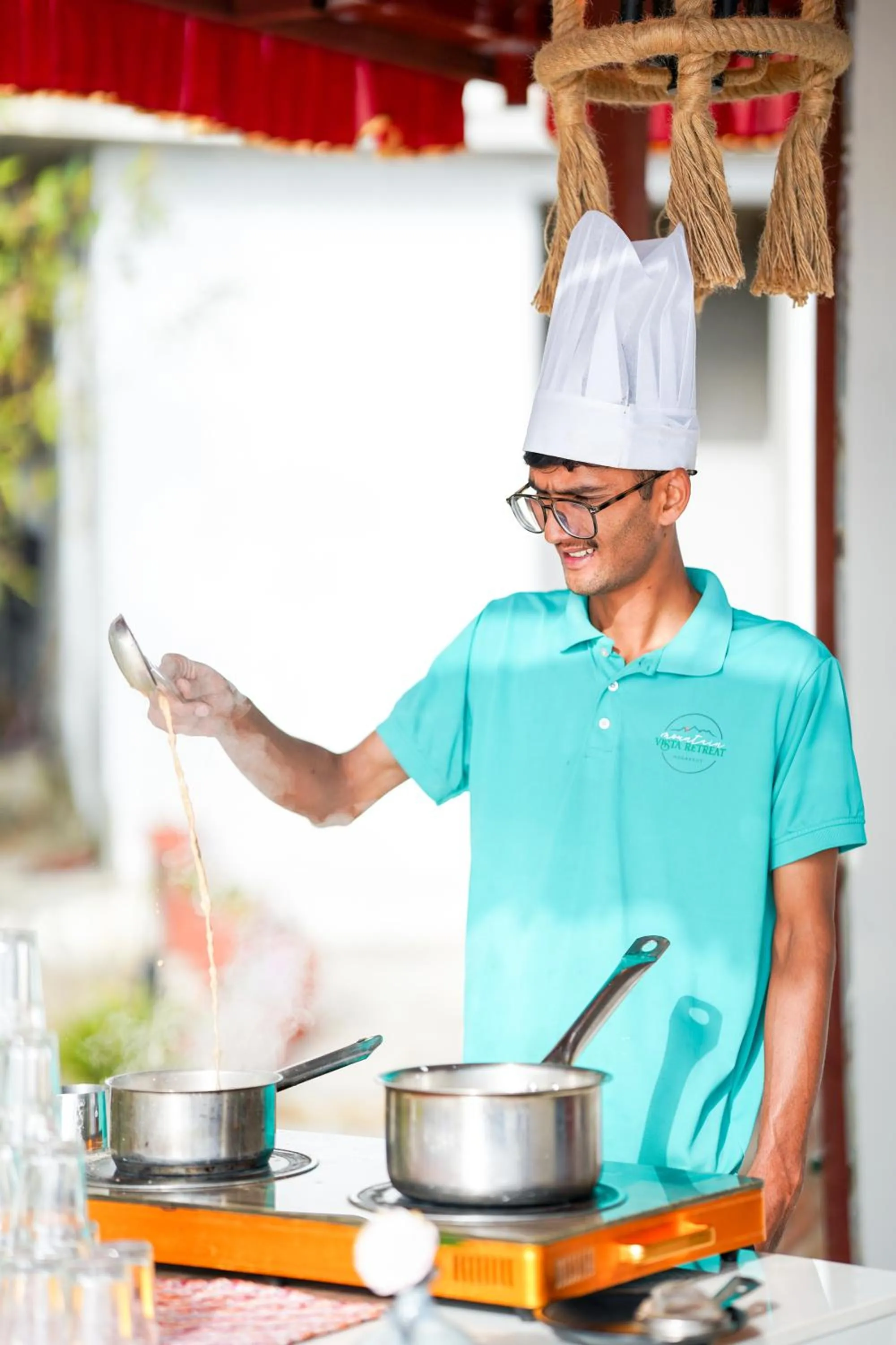 People in Mountain Vista Retreat - Nagarkot