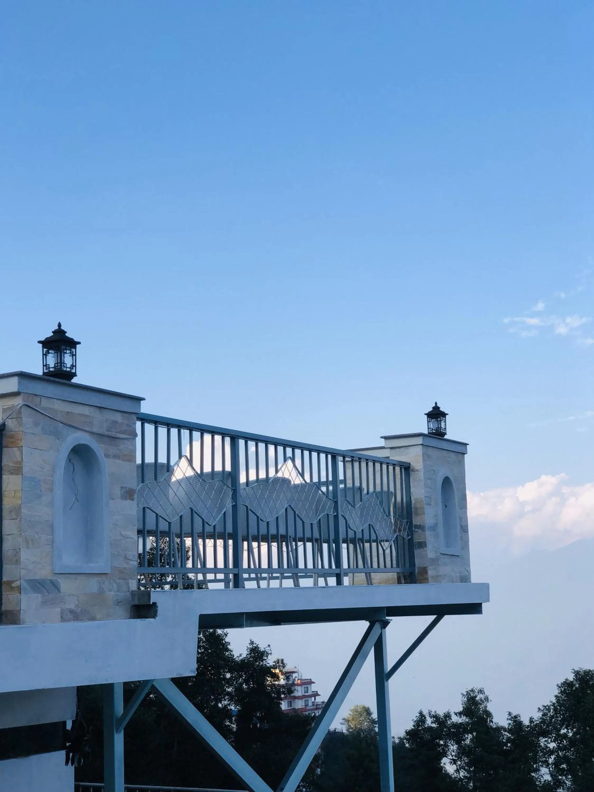 Balcony/Terrace in Mountain Vista Retreat - Nagarkot