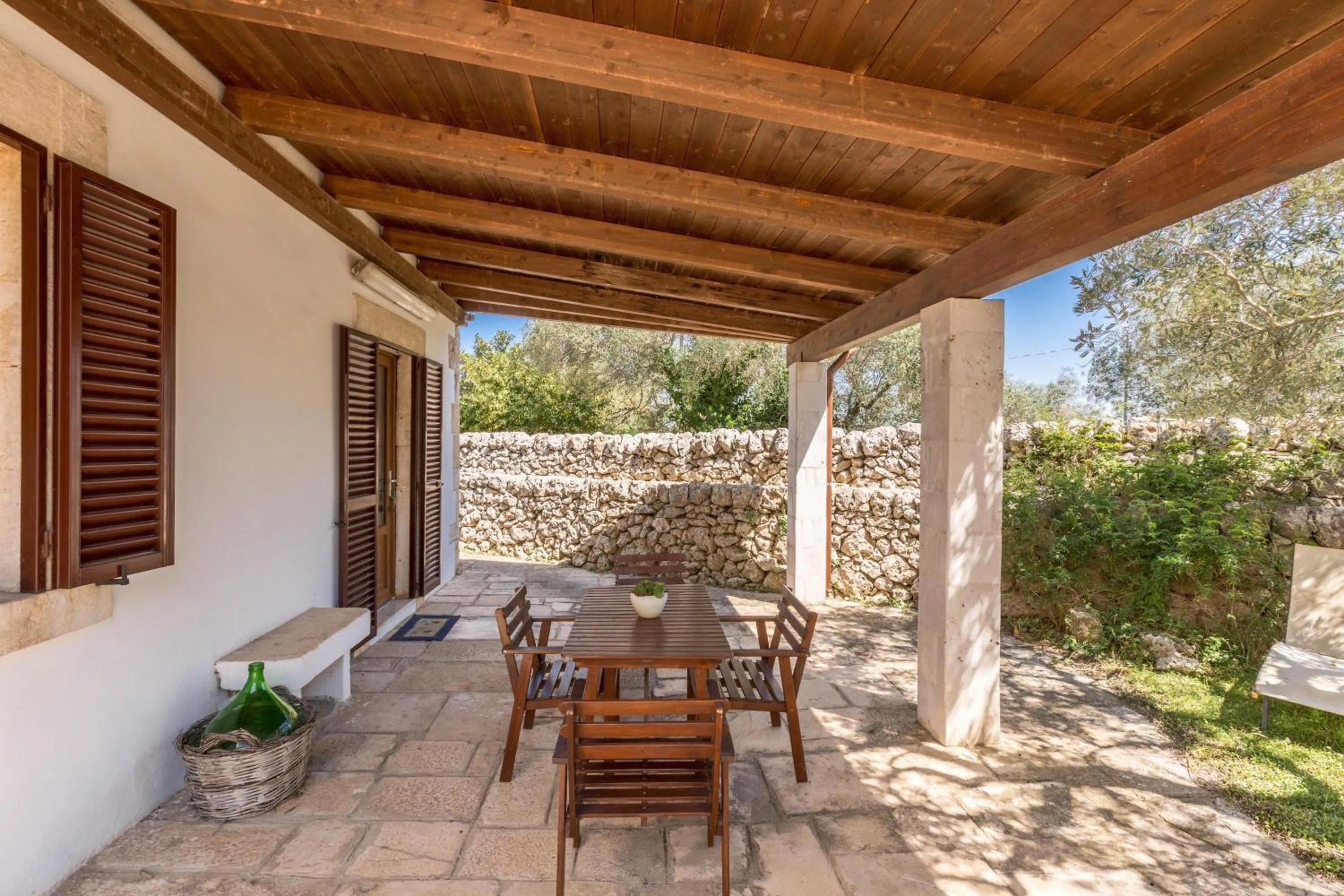 Patio in Masseria Tinelli