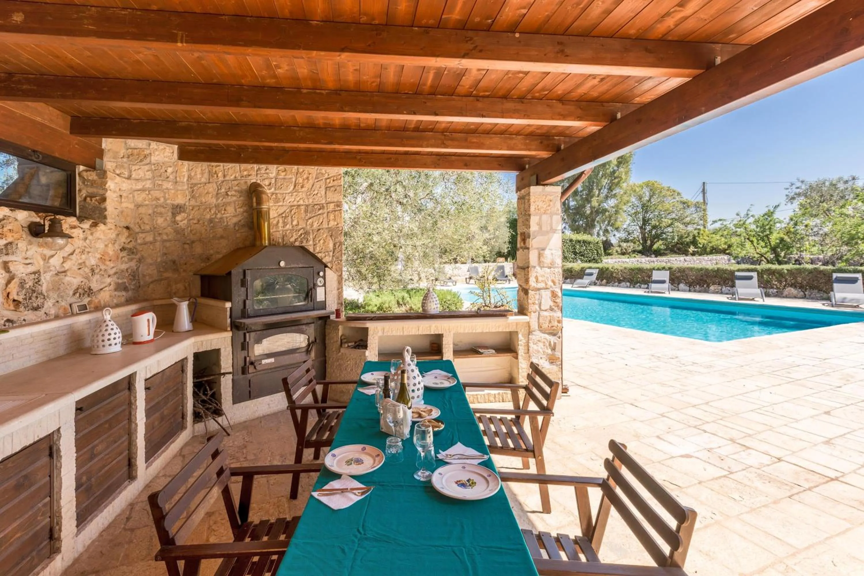 Patio in Masseria Tinelli
