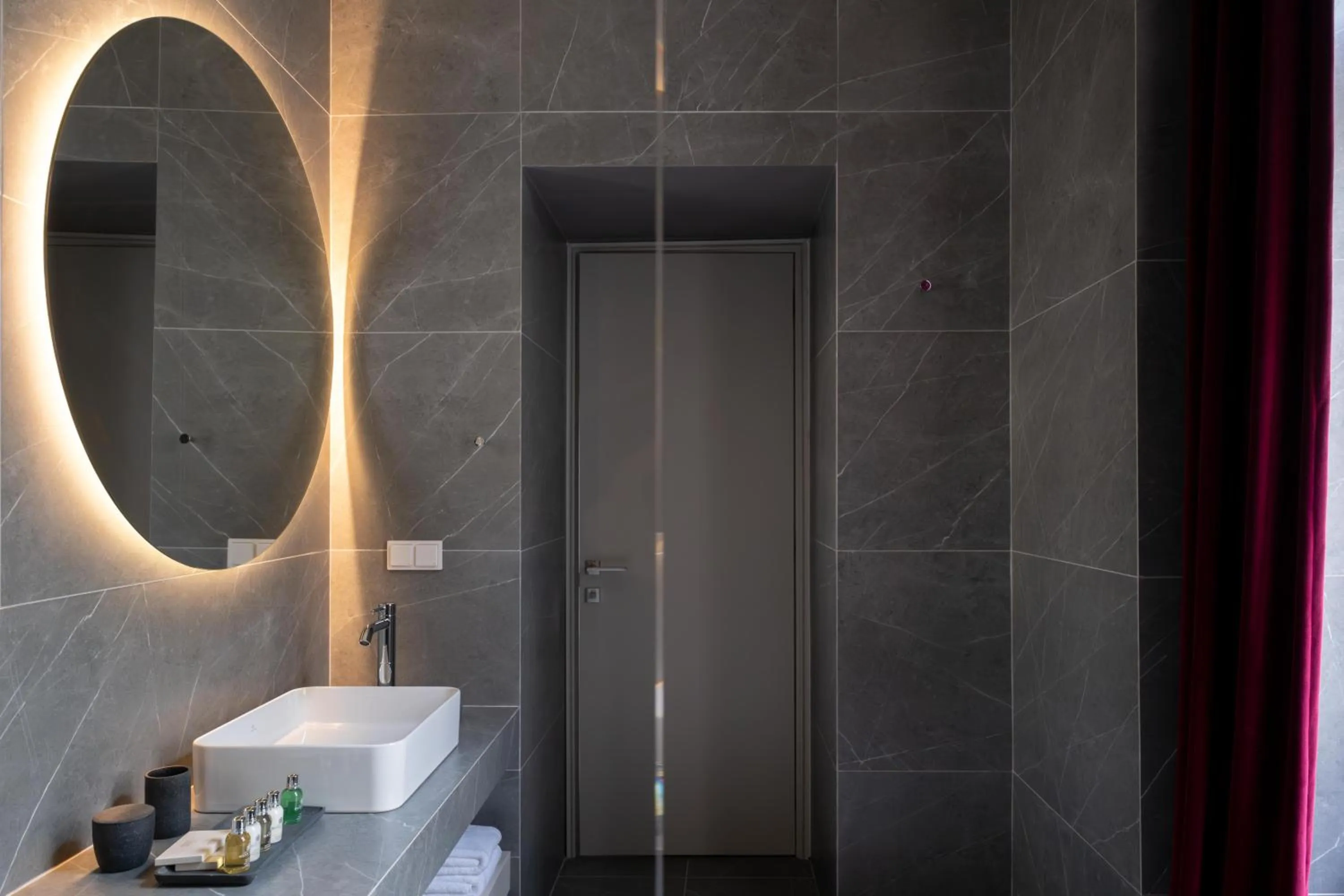 Bathroom in Nine Athens Hotel