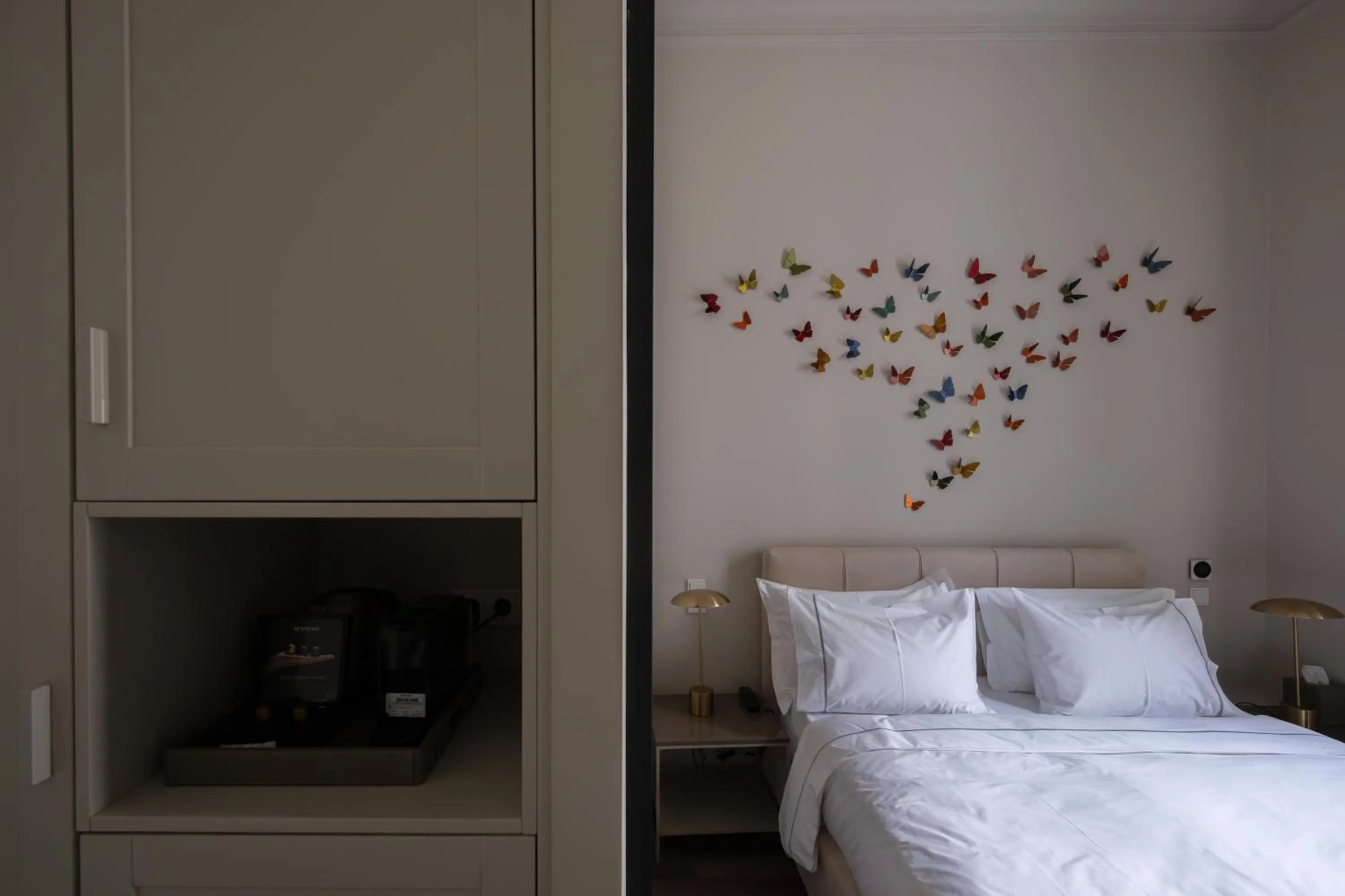 Bedroom, Bed in Nine Athens Hotel