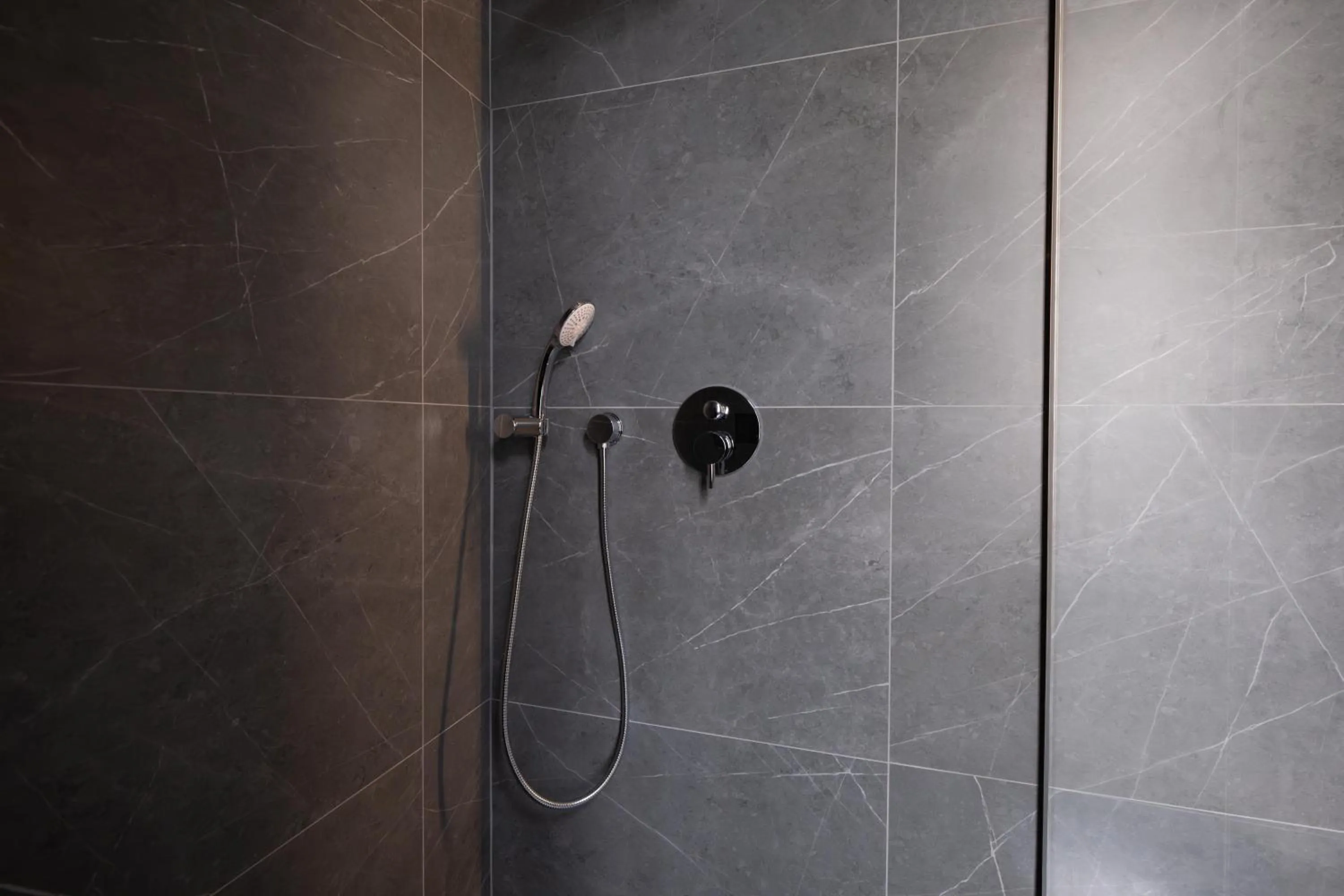 Shower in Nine Athens Hotel