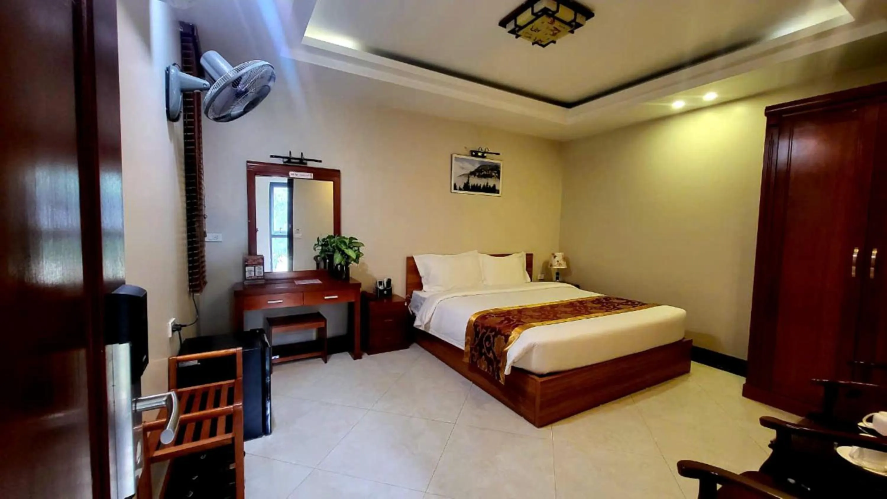 Bed in New Sun Hotel Sapa