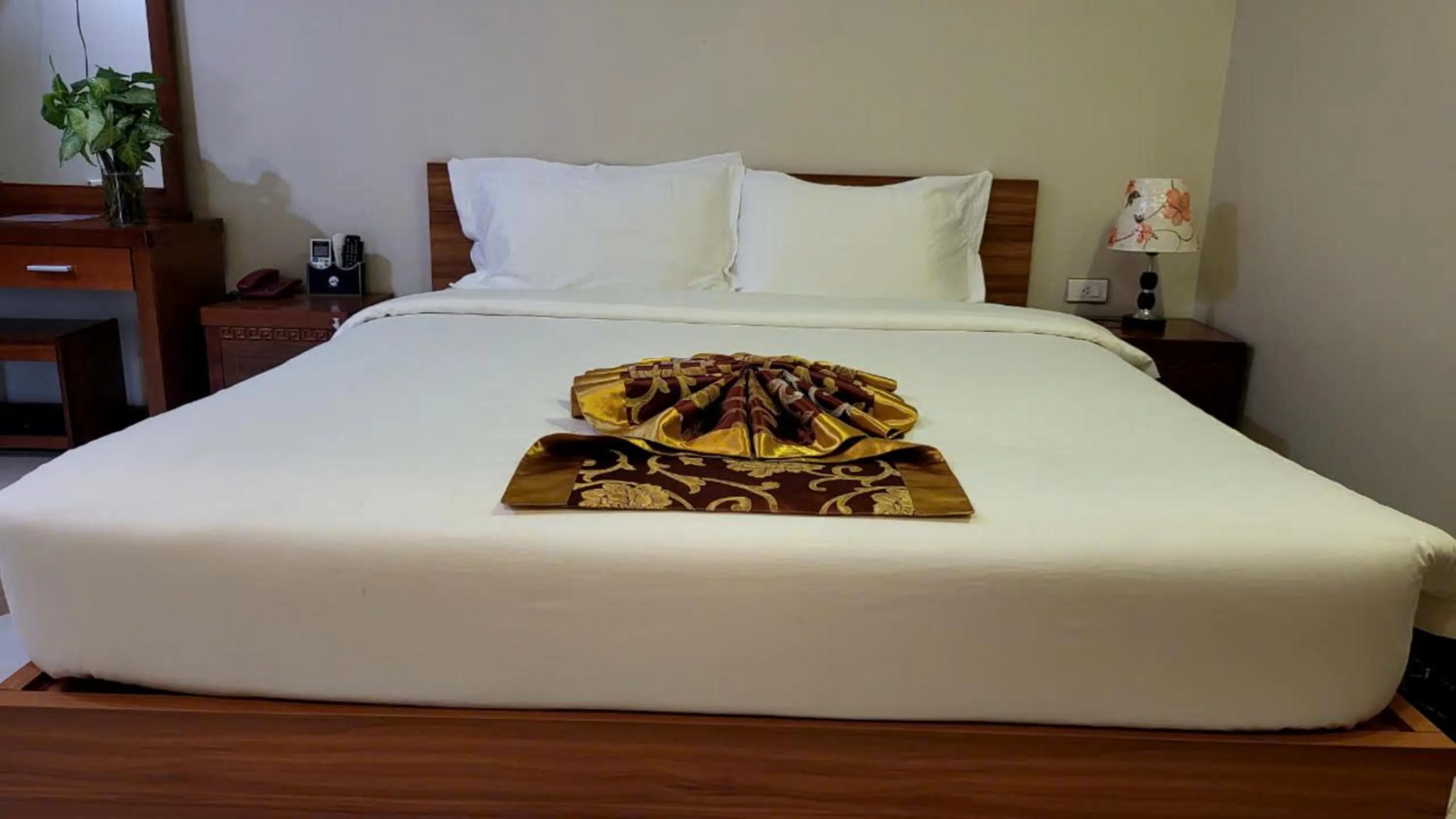 Bed in New Sun Hotel Sapa