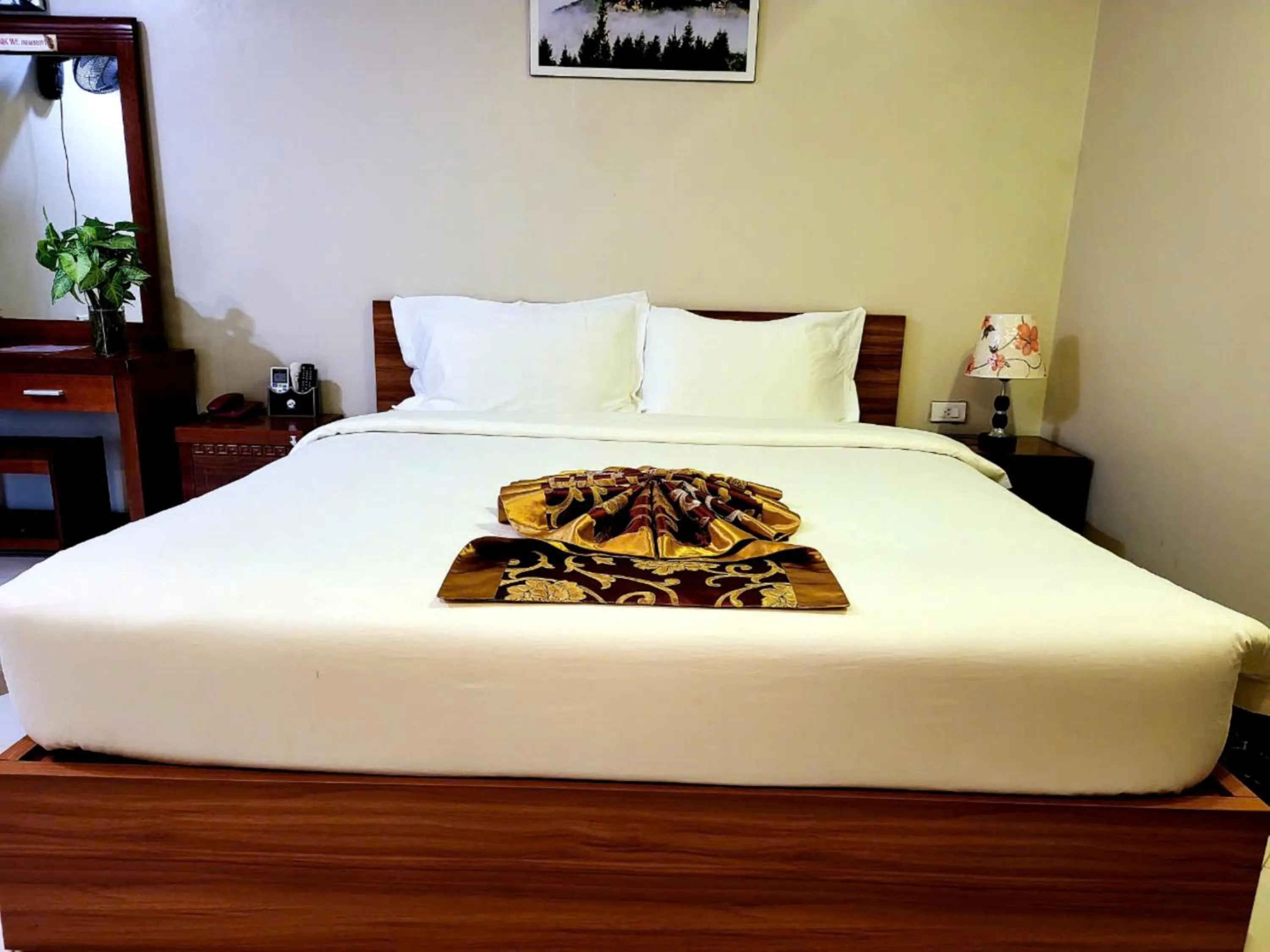 Bed in New Sun Hotel Sapa