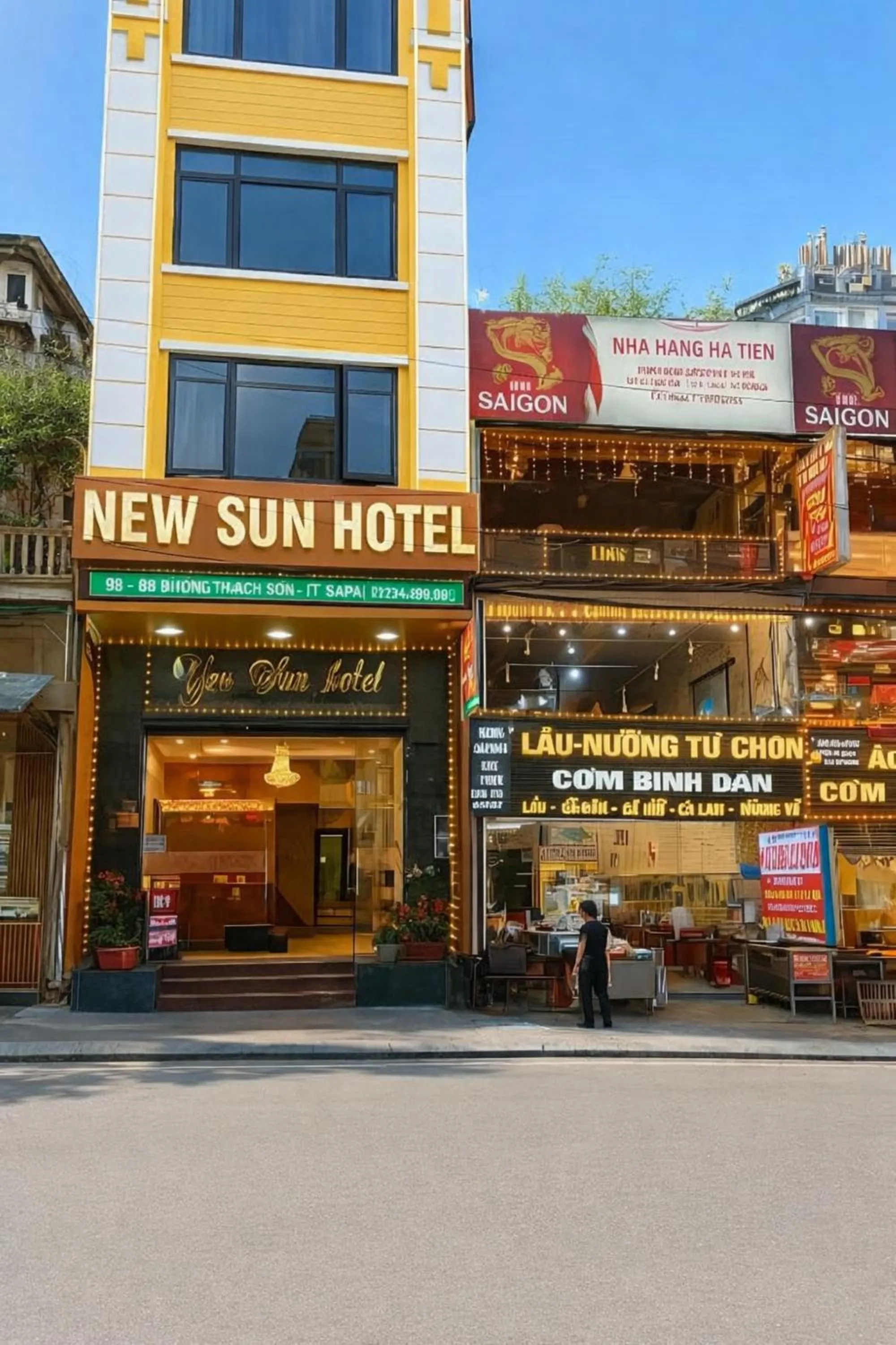 Property building in New Sun Hotel Sapa