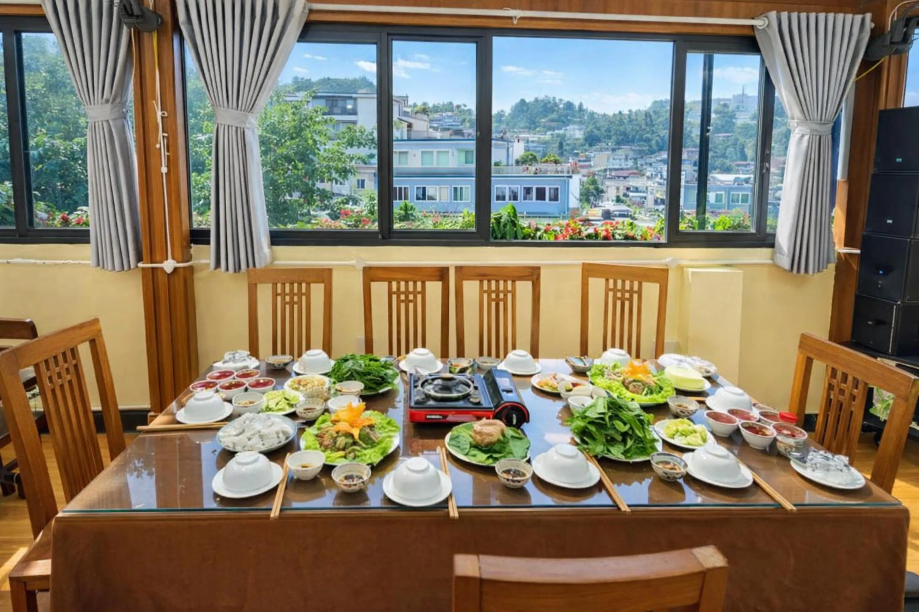 Food and drinks in New Sun Hotel Sapa