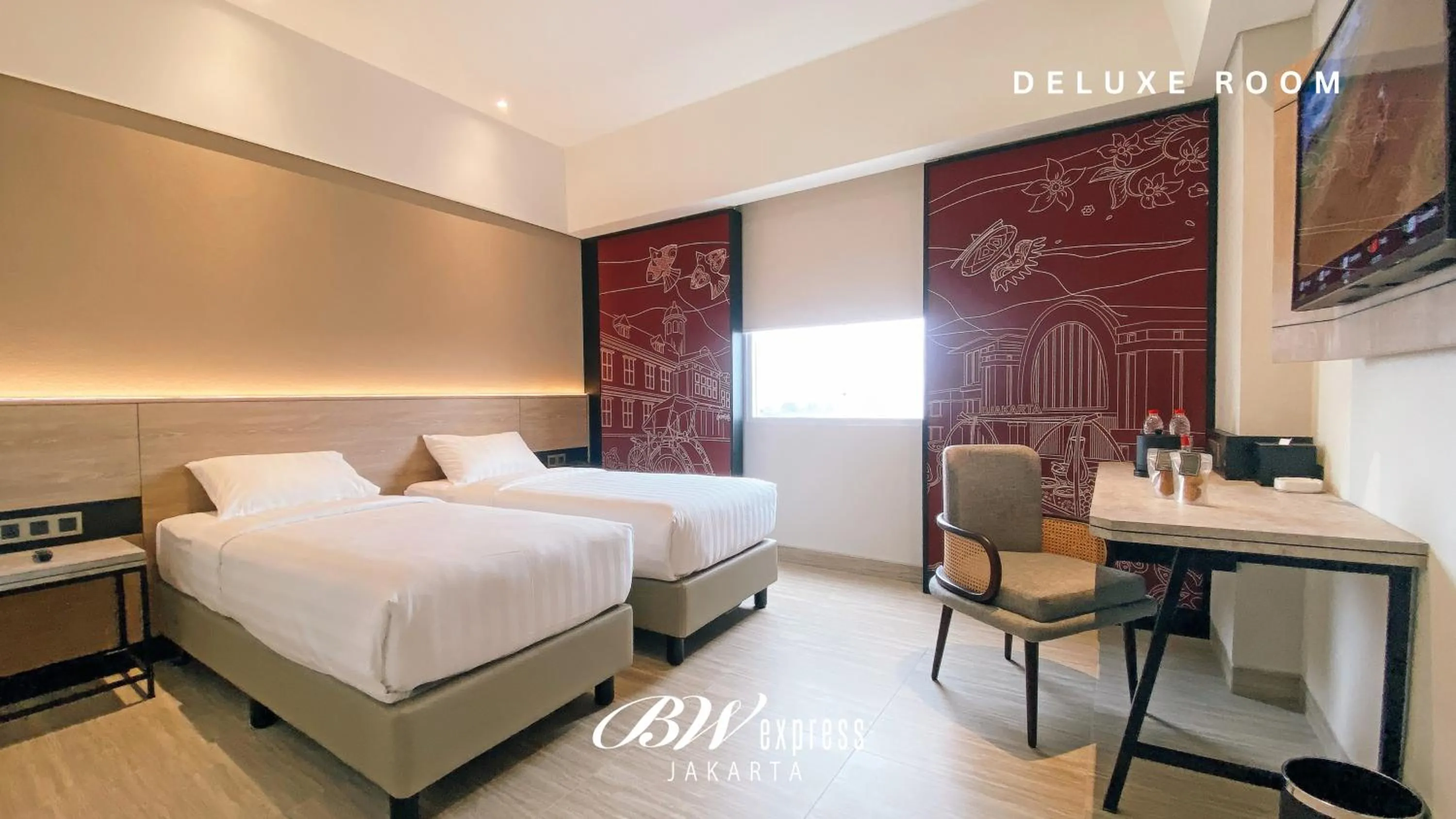 Bedroom, Bed in BW Express Jakarta Tanah Abang