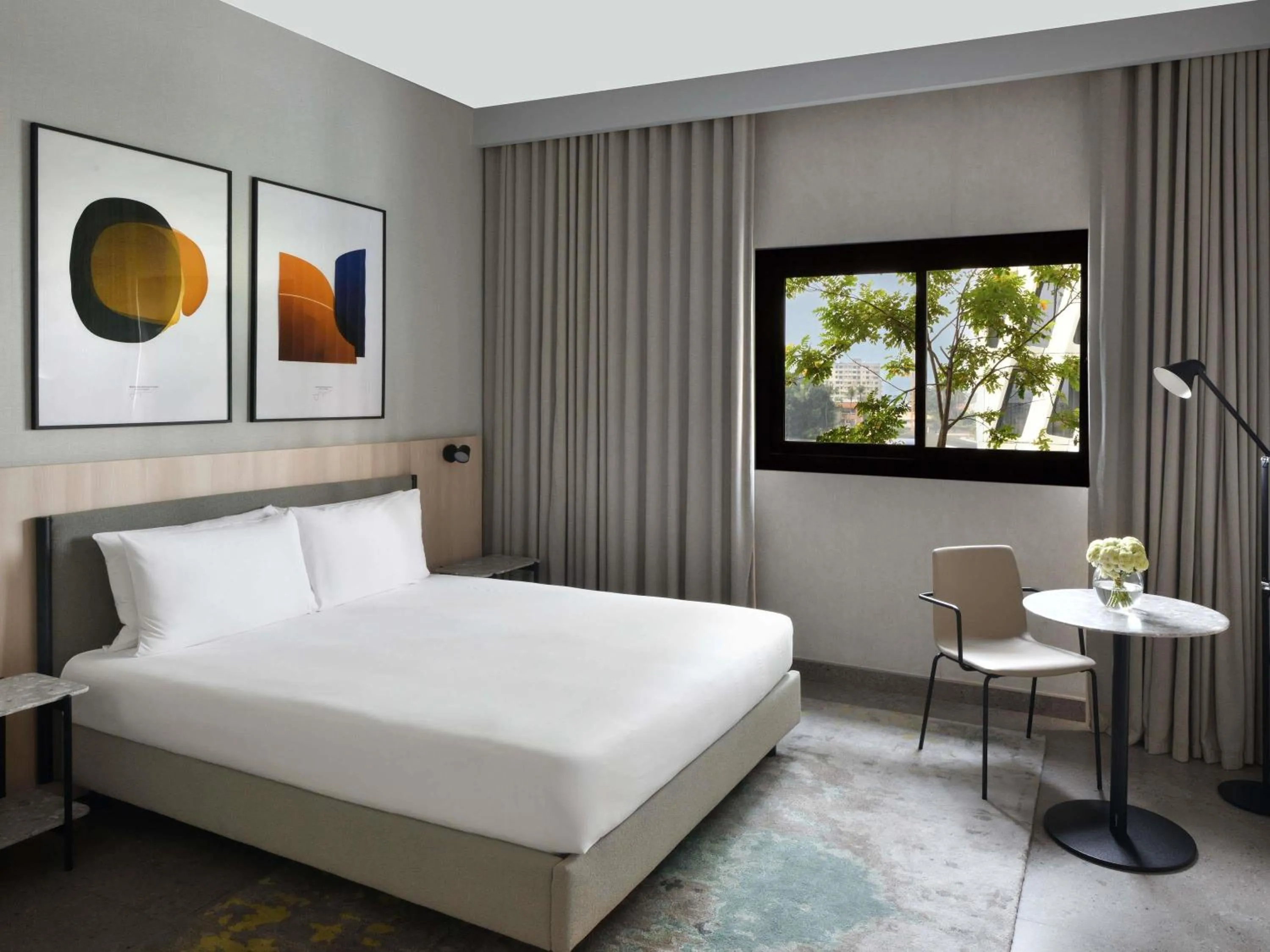 Bedroom, Bed in Aparthotel Adagio Abidjan Marcory