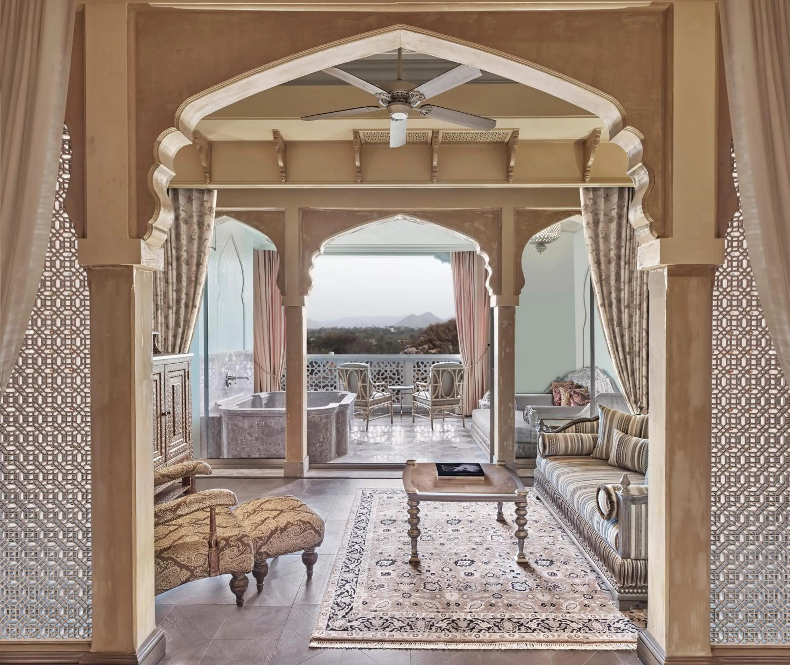 Living room in Raffles Jaipur