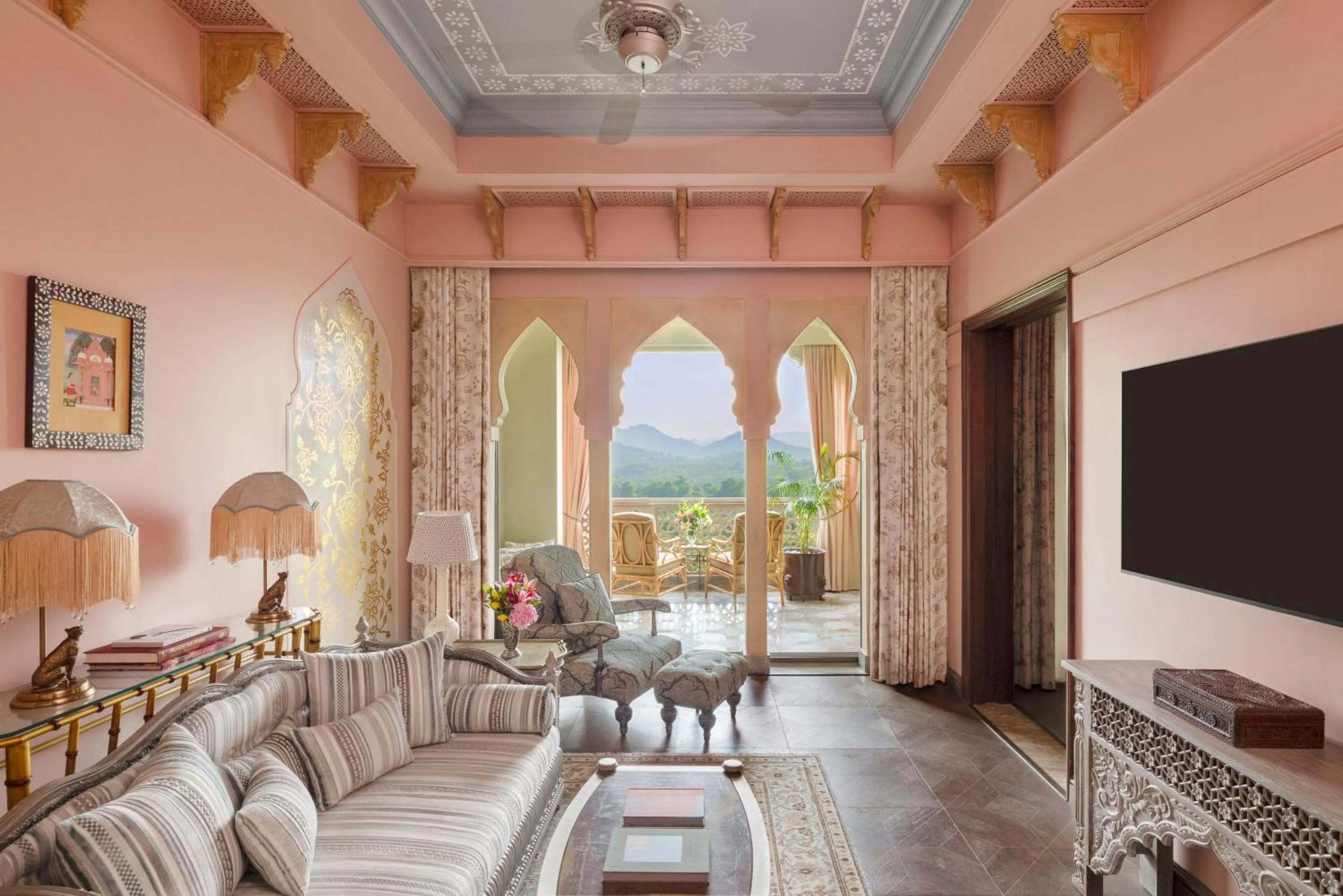 Living room in Raffles Jaipur