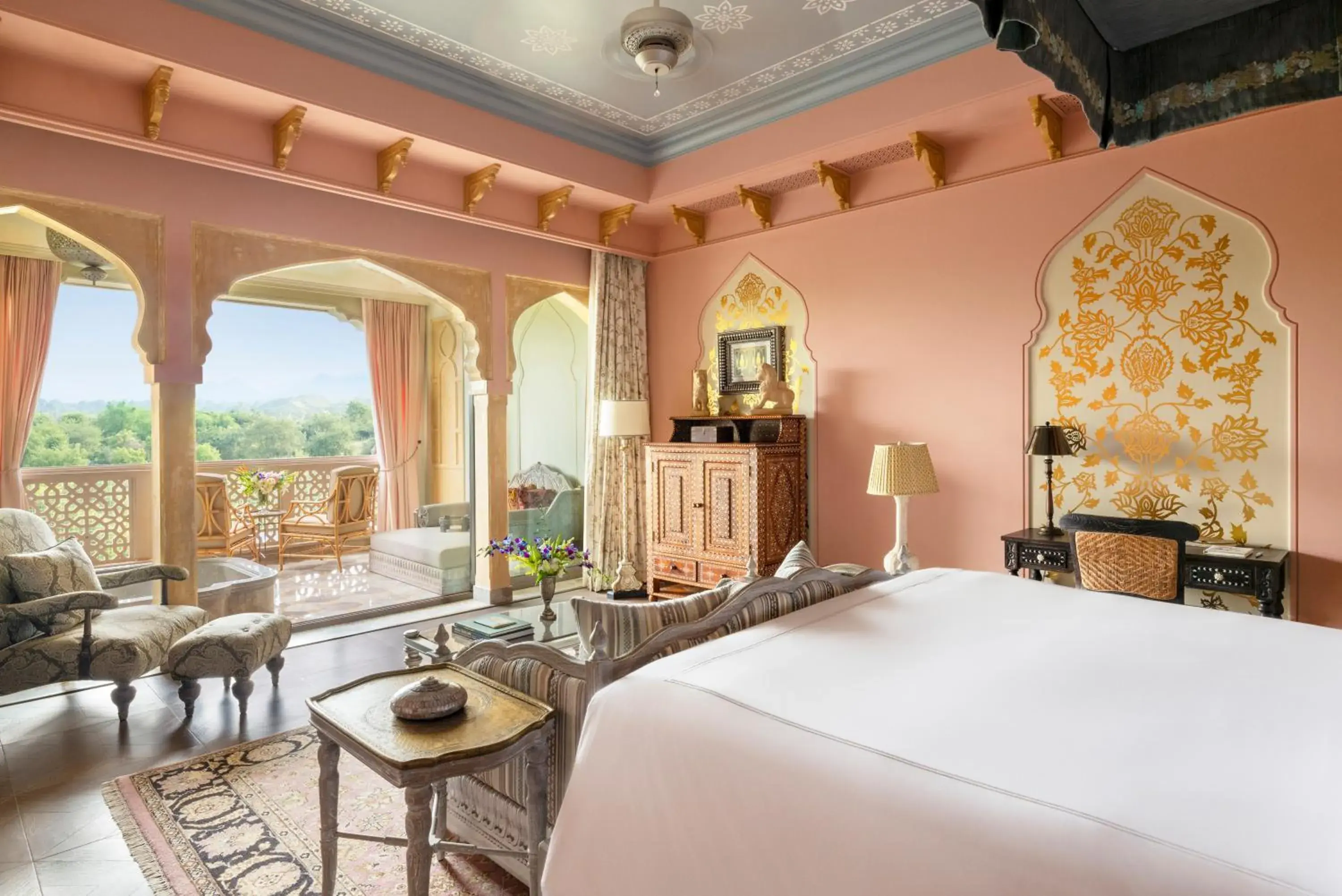 One-Bedroom King Suite with Plunge Pool in Raffles Jaipur One-Bedroom King Suite with Plunge Pool in Raffles Jaipur