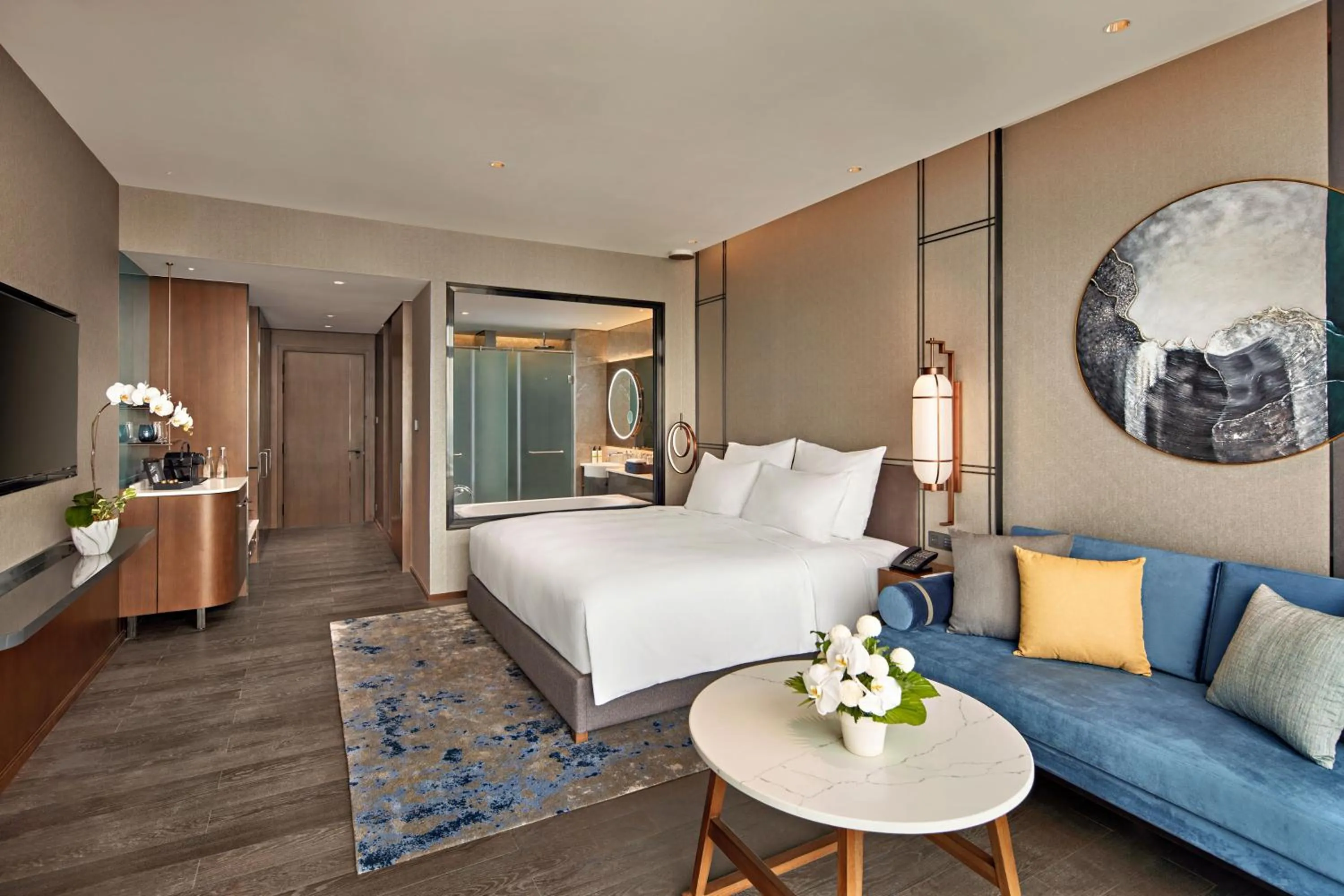 Bed in Pullman Hai Phong Grand Hotel